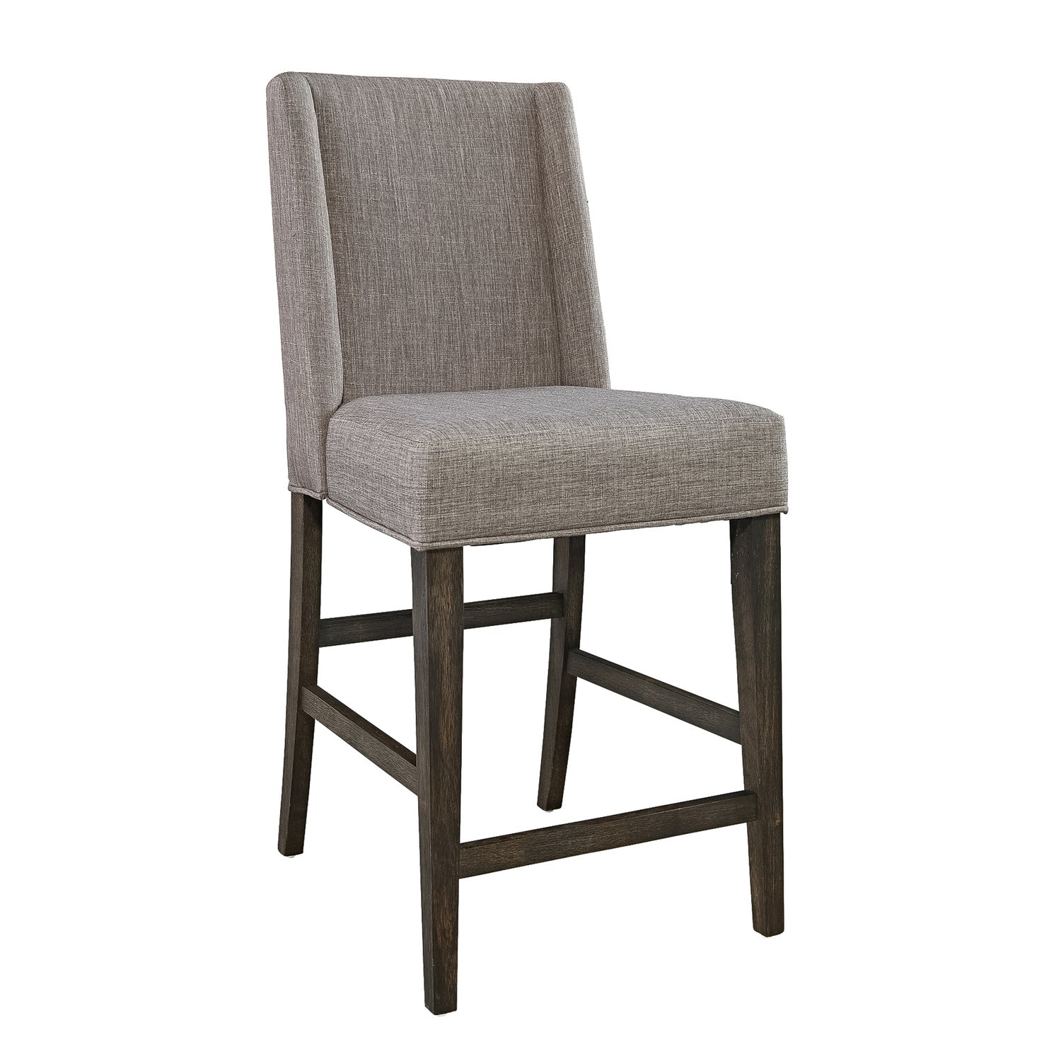 Double Bridge Upholstered Dining Counter Chair