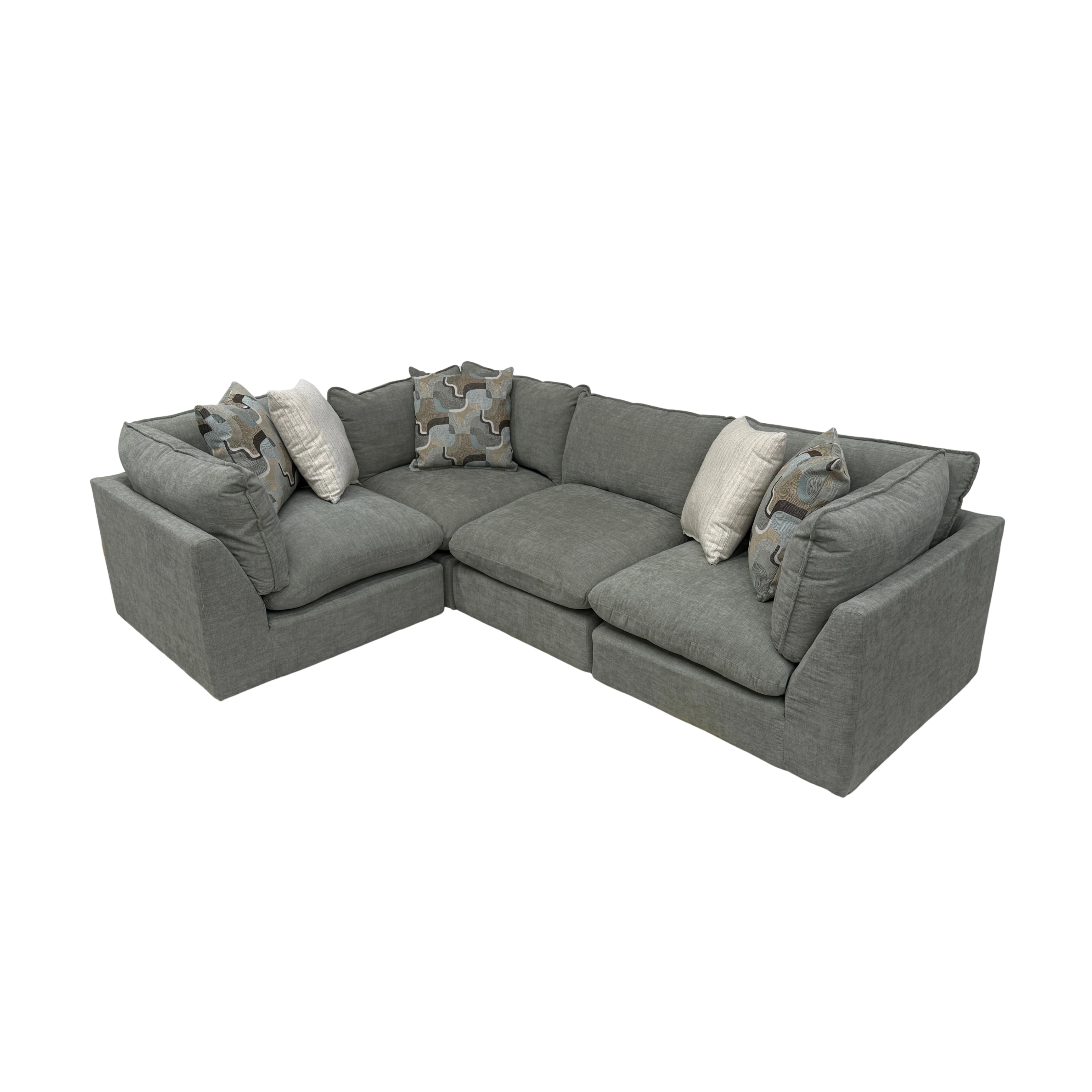 Willow 4-Piece L-Shaped Sectional - Sage