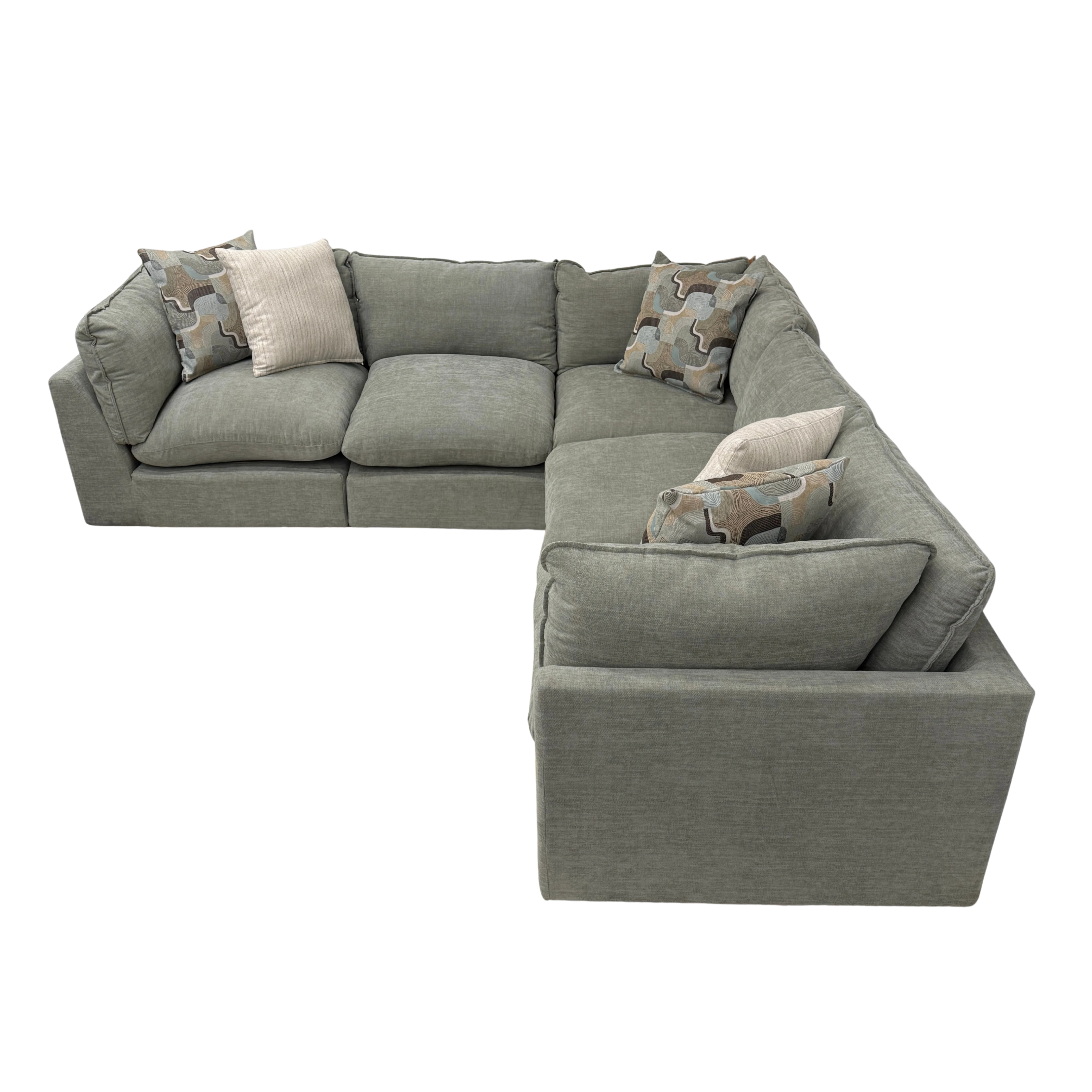 Willow 5-Piece Modular Symmetrical Sectional - Sage