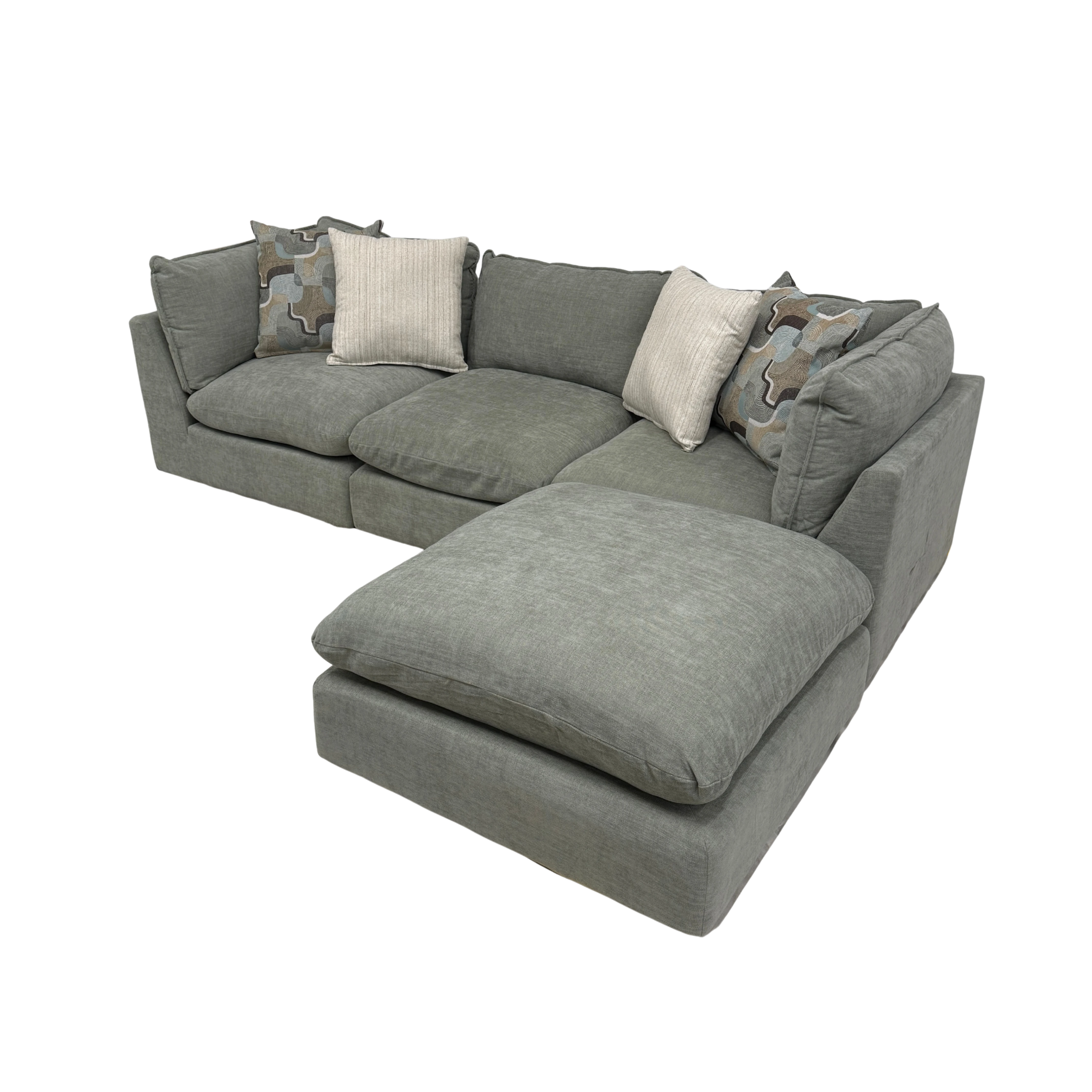 Willow 3-Piece Sofa with Ottoman