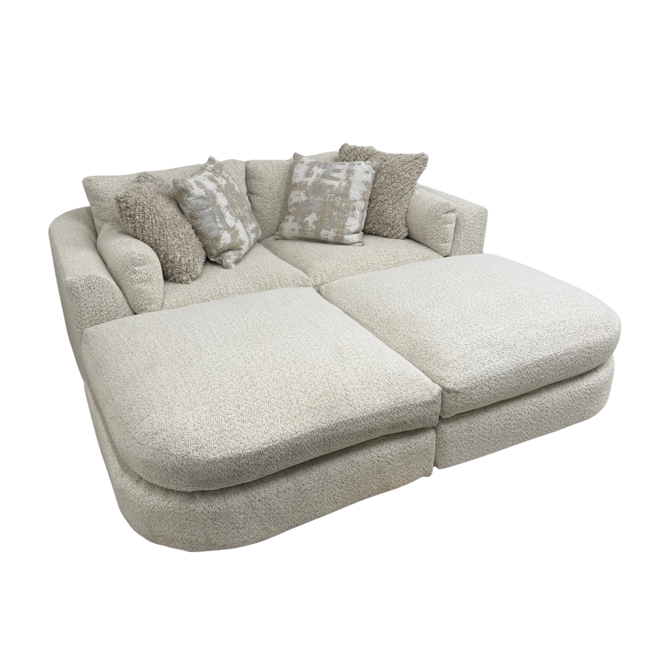 Juniper 2-Piece Loveseat with 2 Ottomans
