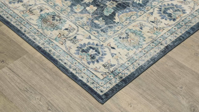 Oriental Weavers Sumter SUM02 Blue/Ivory Area Rug