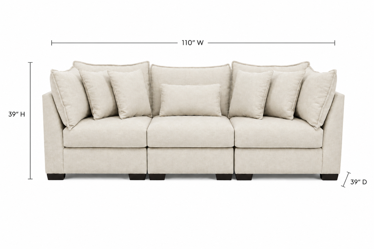 Alina Three seater sofa