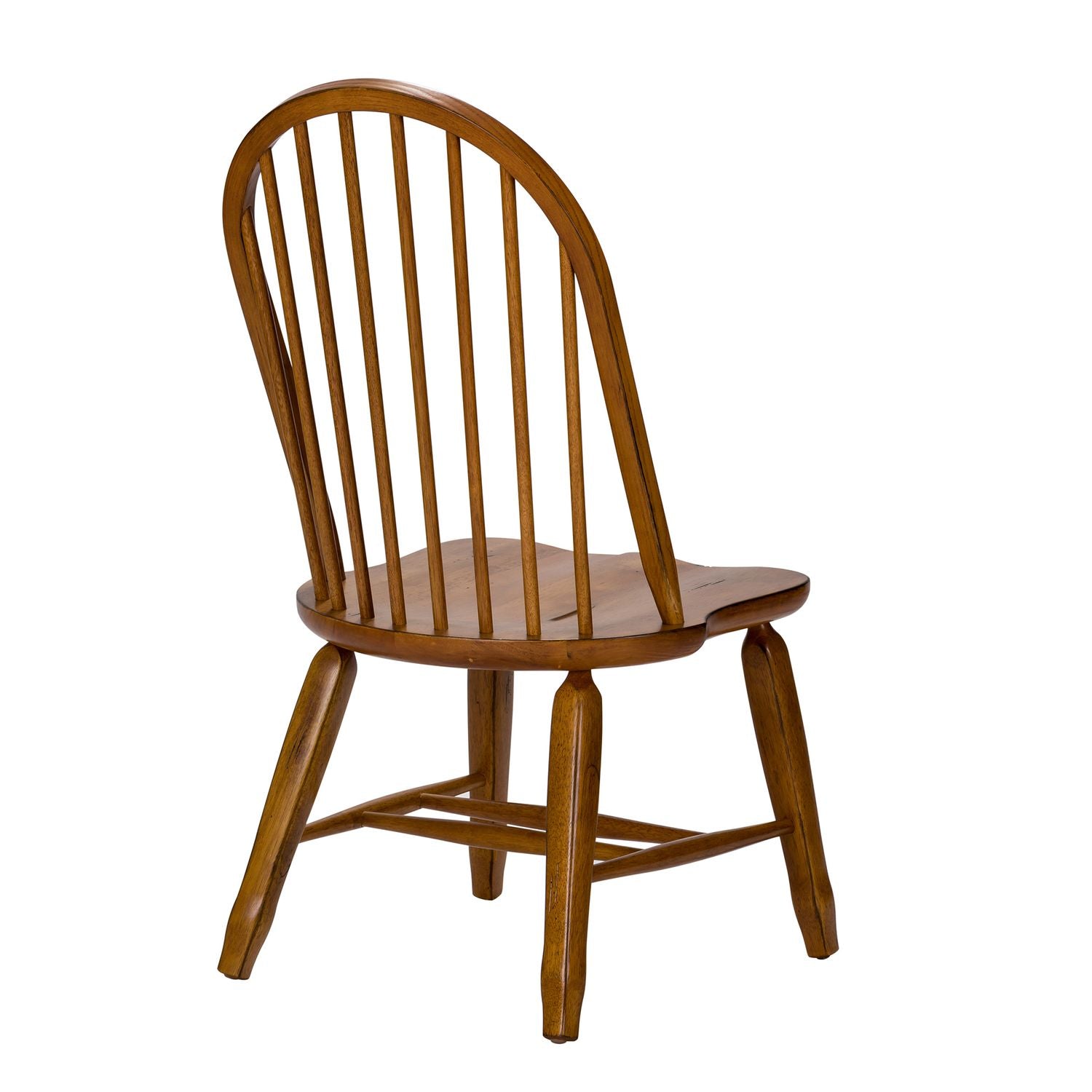 Bow Back Side Chair -  Oak