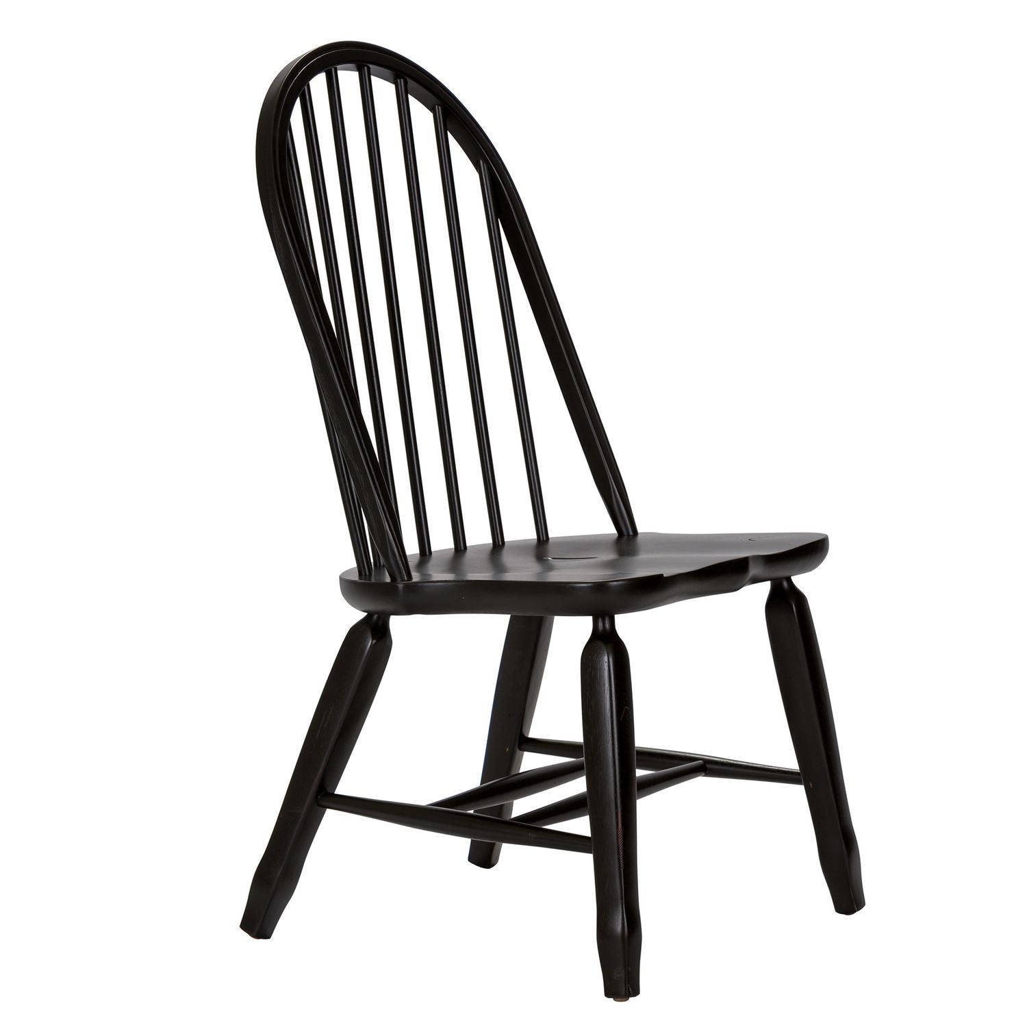 Bow Back Side Chair - Black