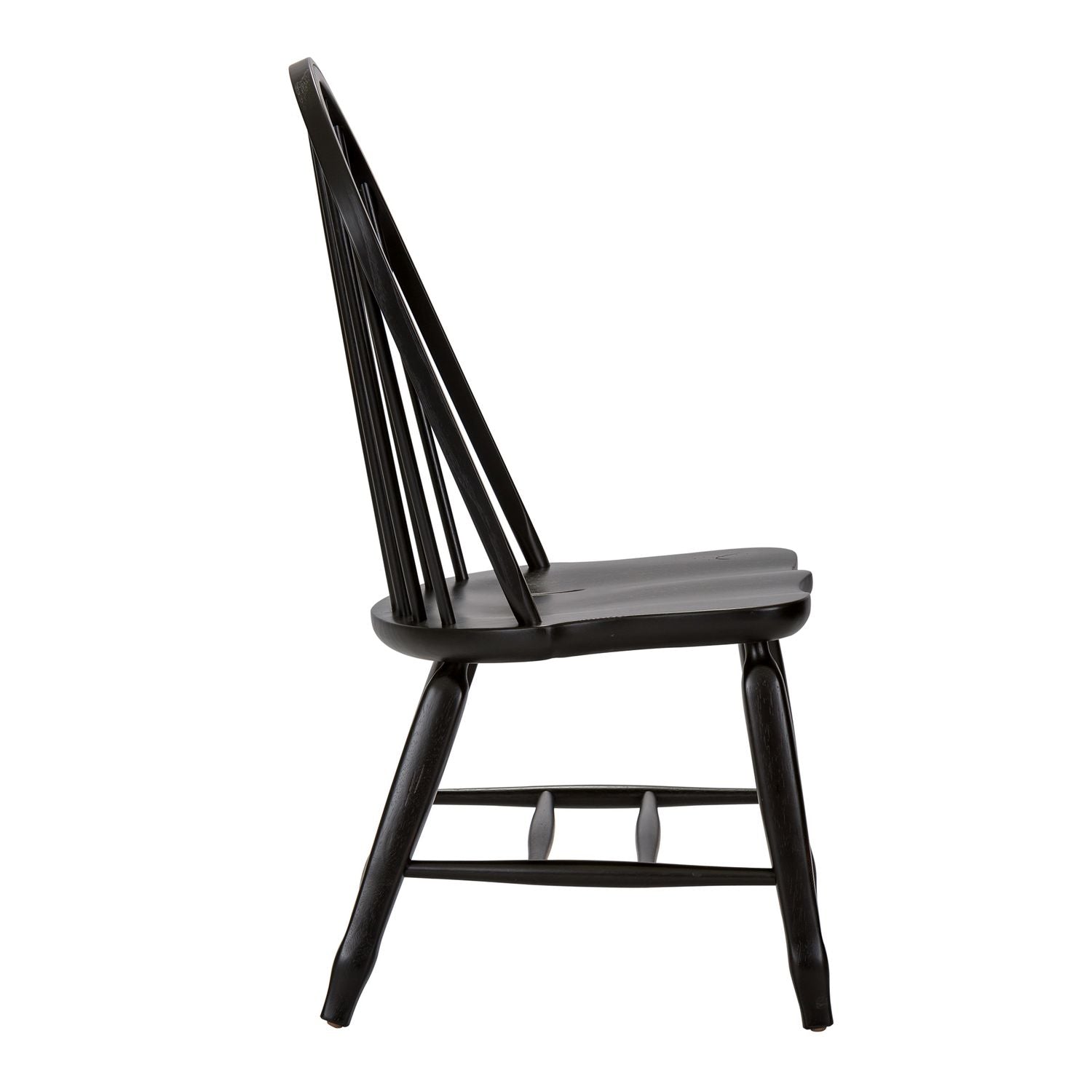 Bow Back Side Chair - Black