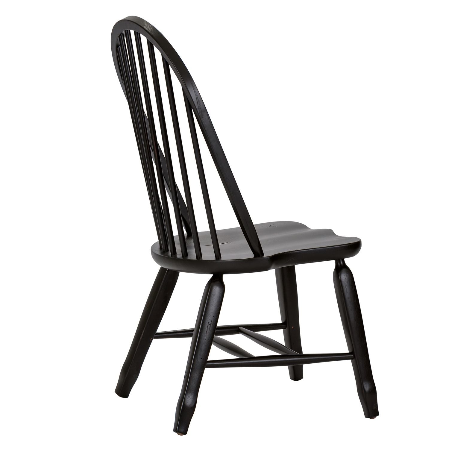 Bow Back Side Chair - Black