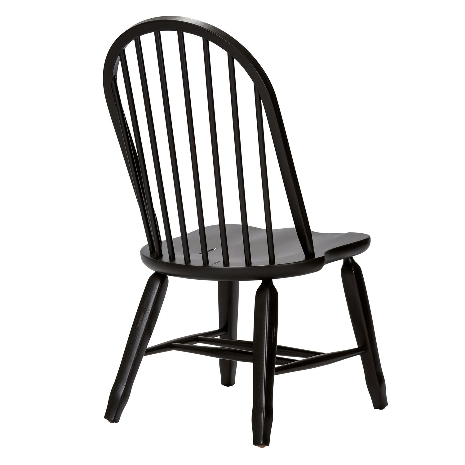 Bow Back Side Chair - Black