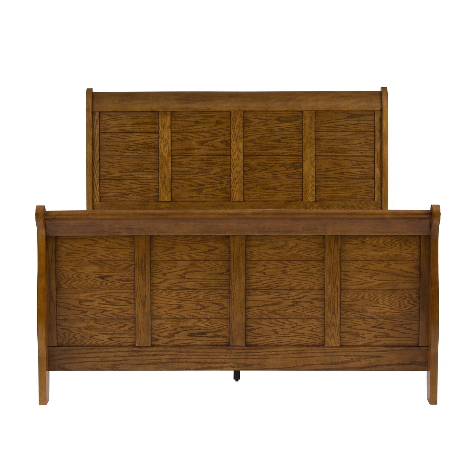 Queen Sleigh Bed, Dresser & Mirror