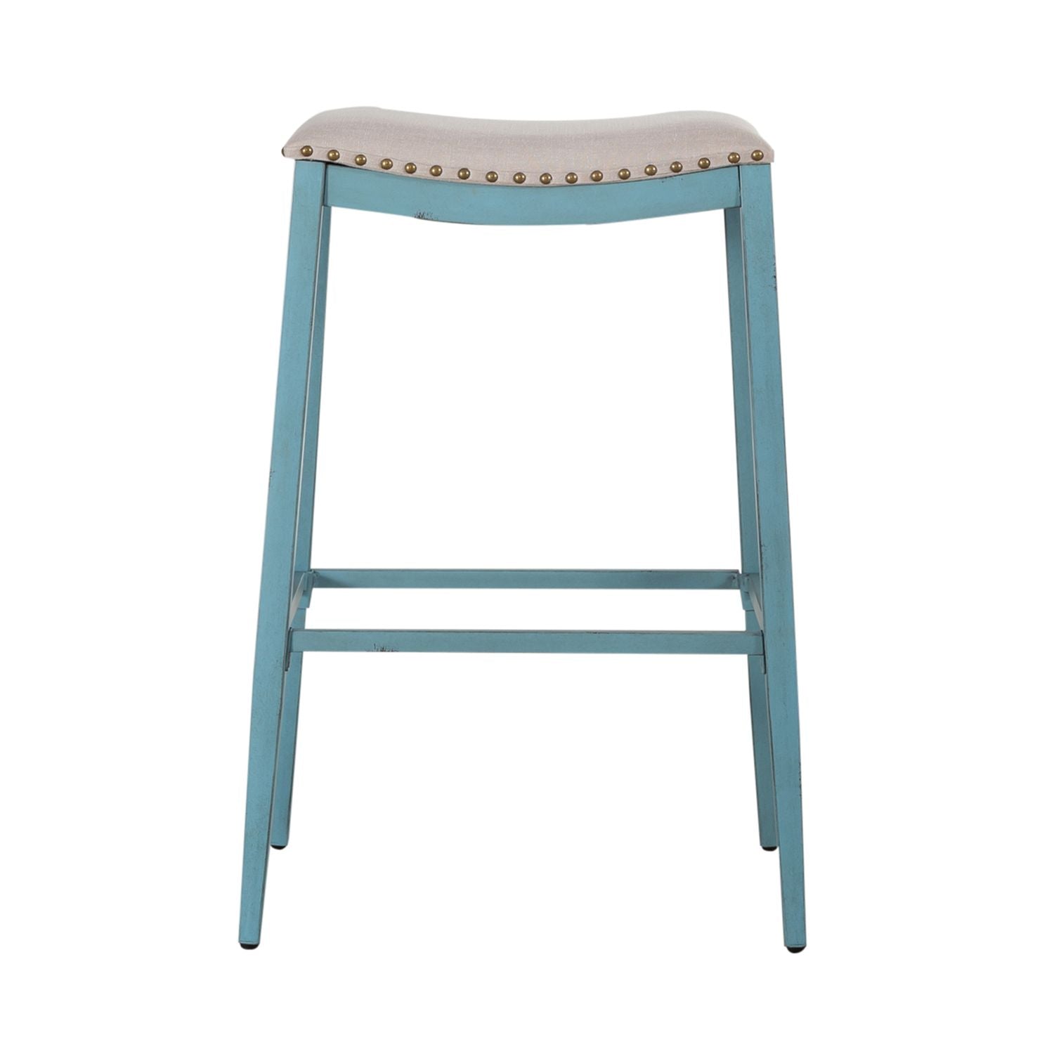 Backless Uph Barstool- Blue