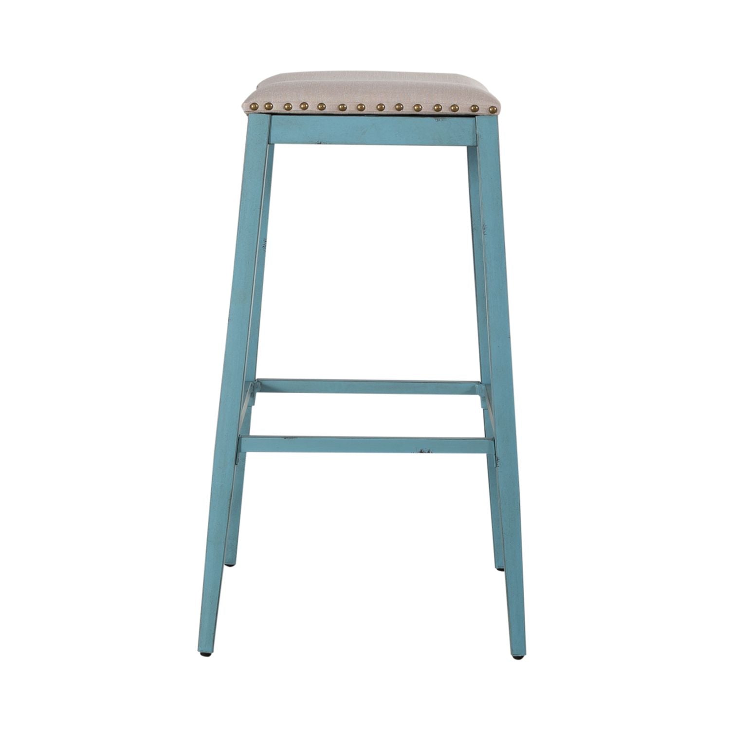 Backless Uph Barstool- Blue