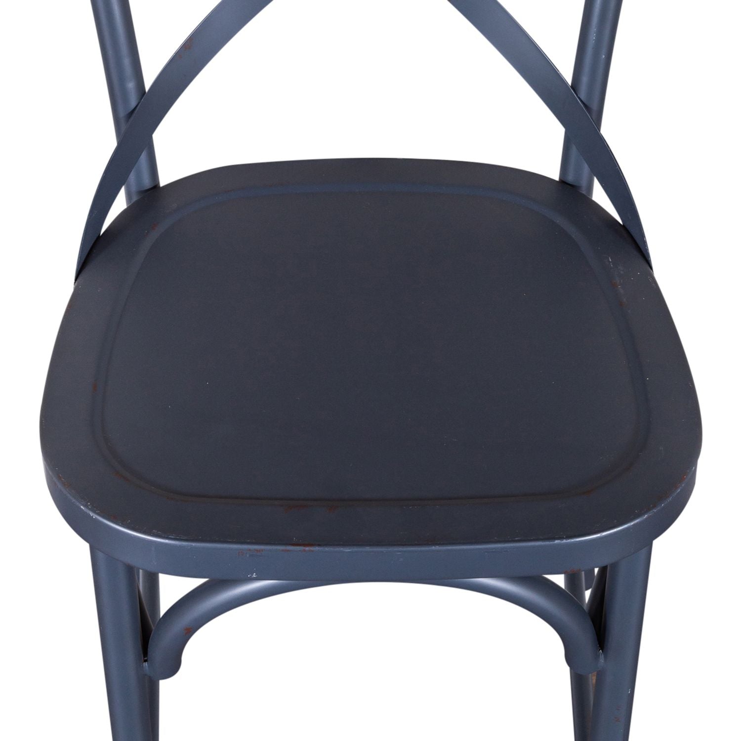 X Back Counter Chair- Navy