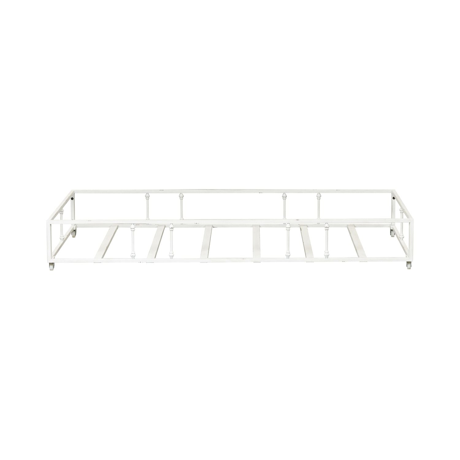 Twin Metal Trundle - Antique White
