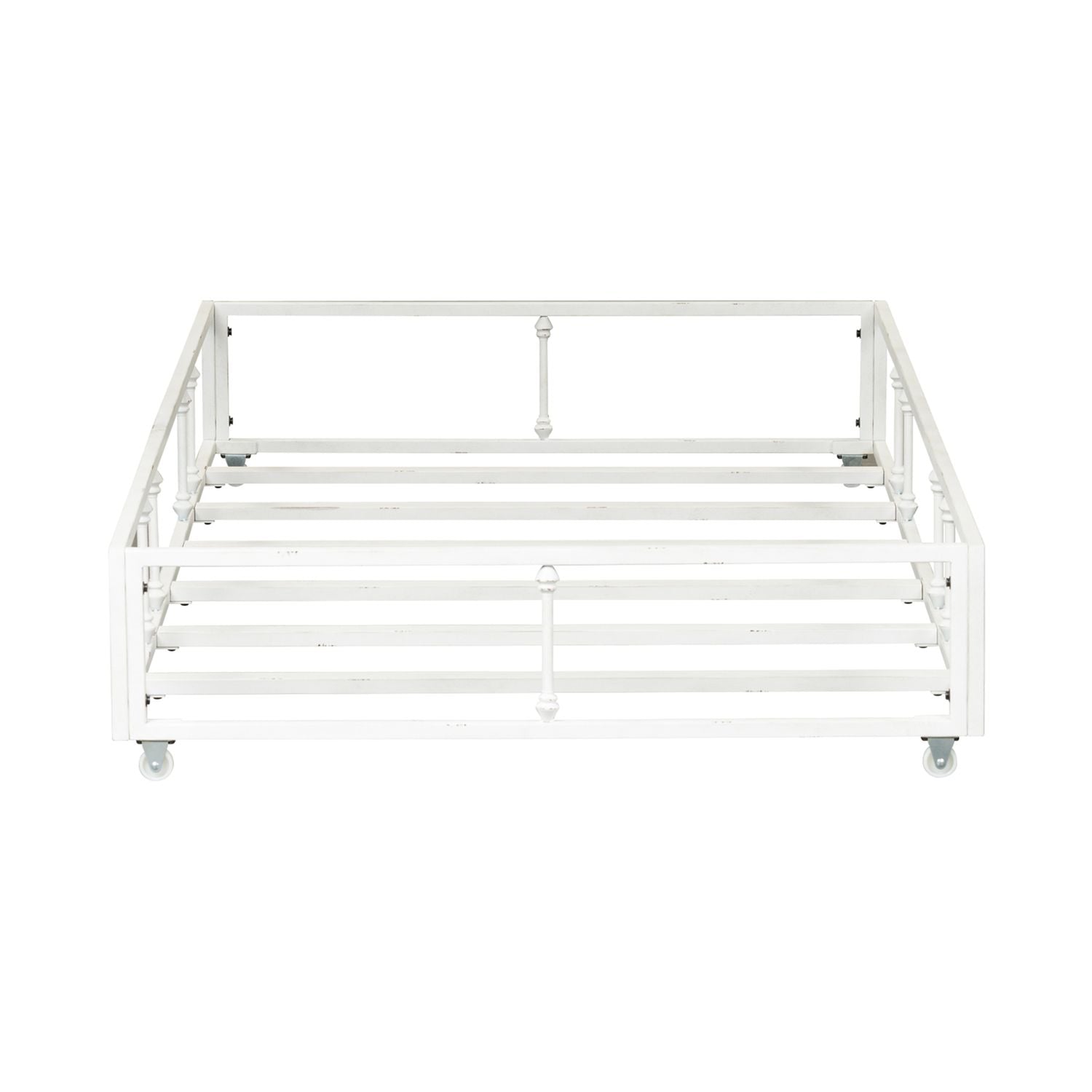 Twin Metal Trundle - Antique White
