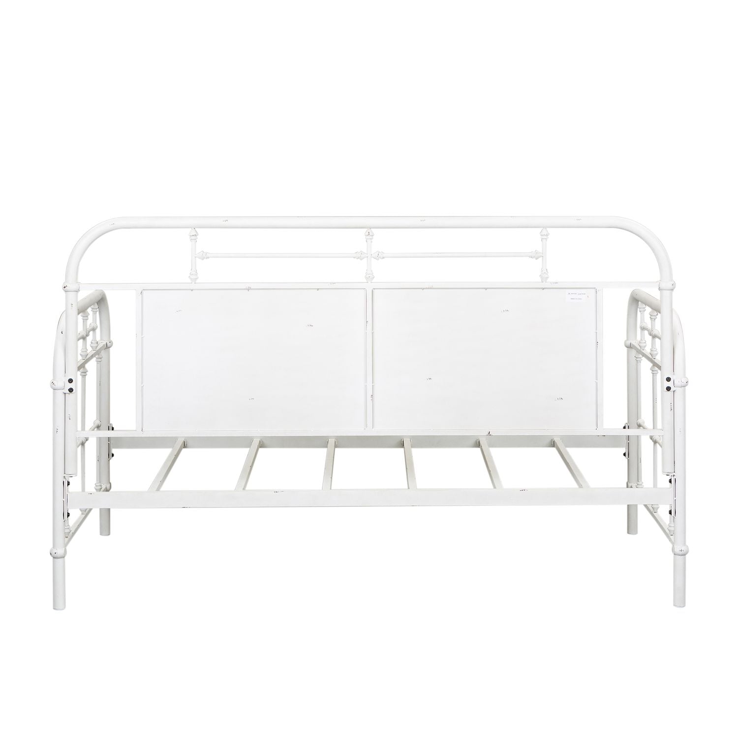 Twin Metal Day Bed - Antique White