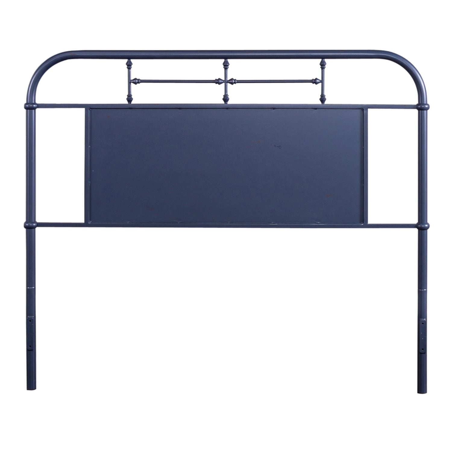 Queen Metal Headboard - Navy