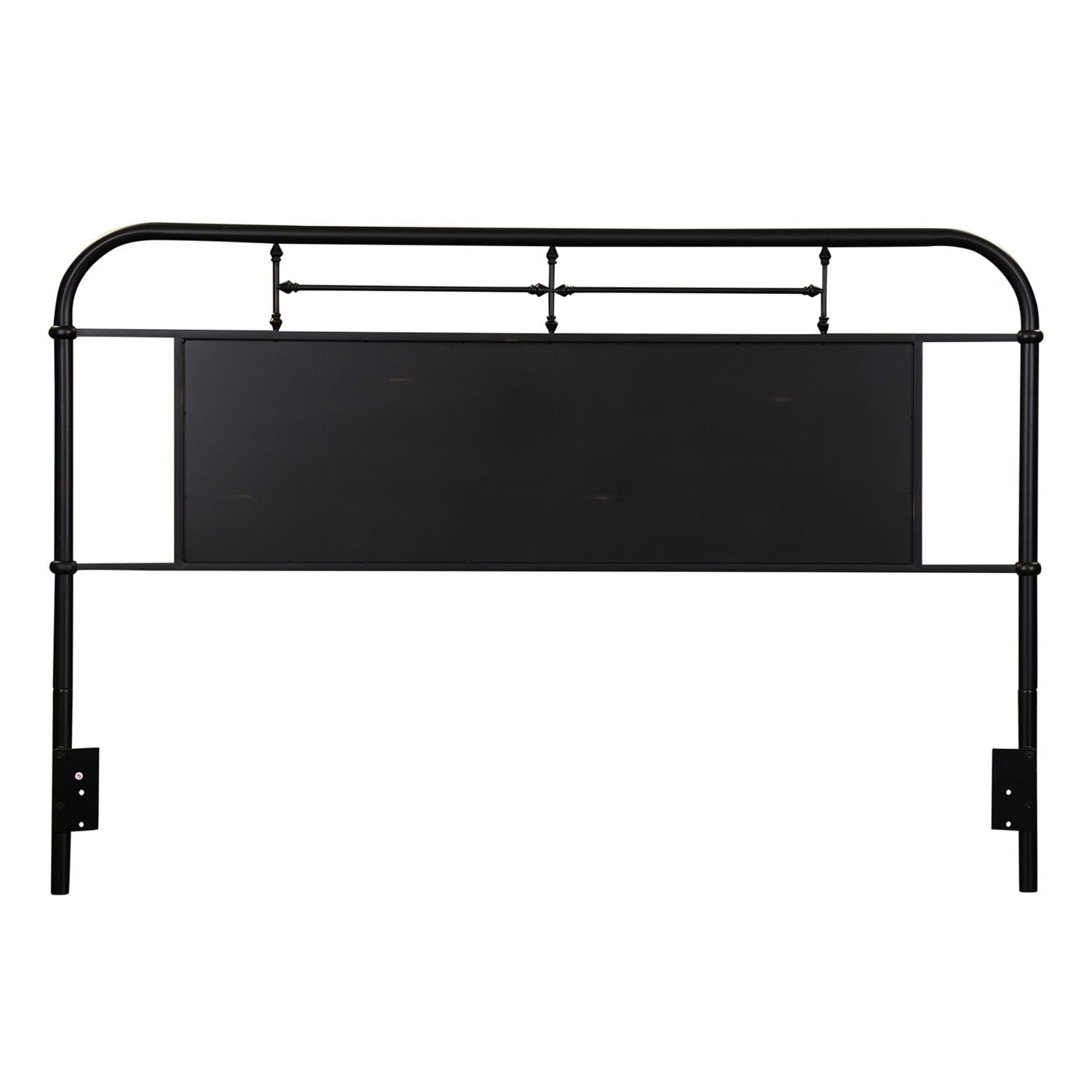King Metal Headboard - Black