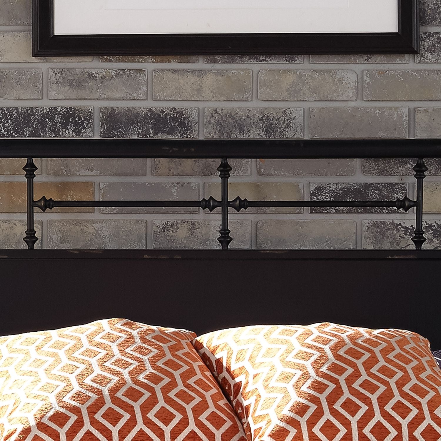 King Metal Bed - Black