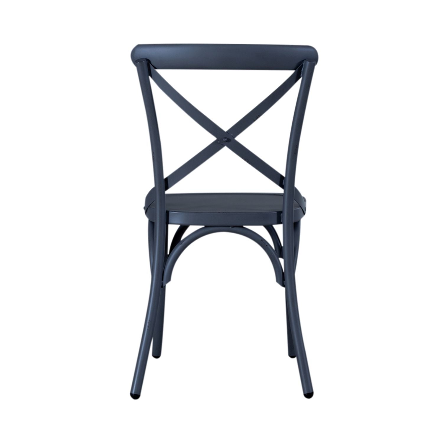 X Back Side Chair- Navy
