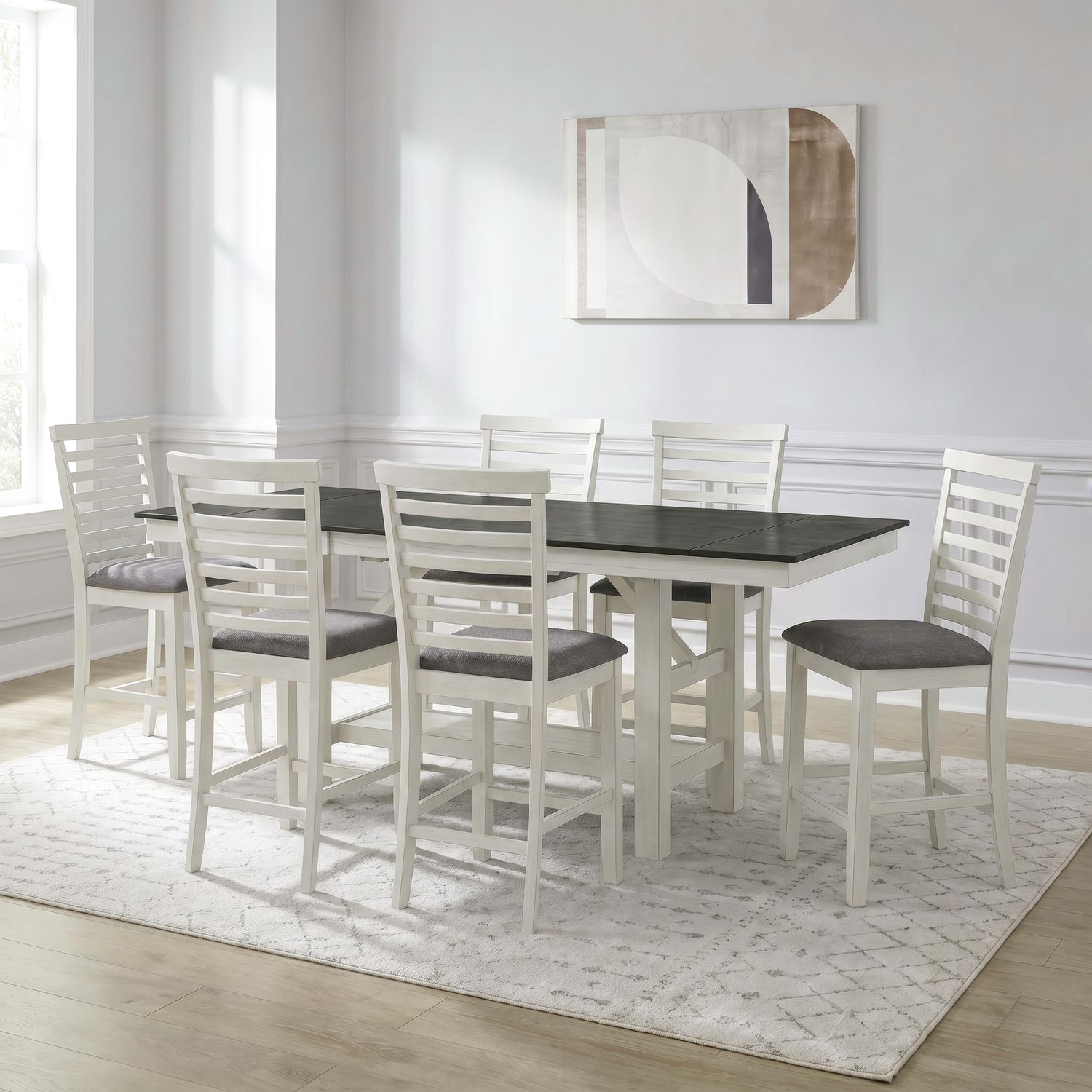 7 Piece Gathering Table Set