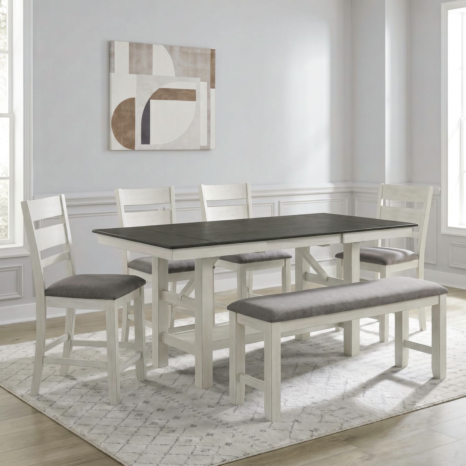 Opt 6 Piece Gathering Table Set