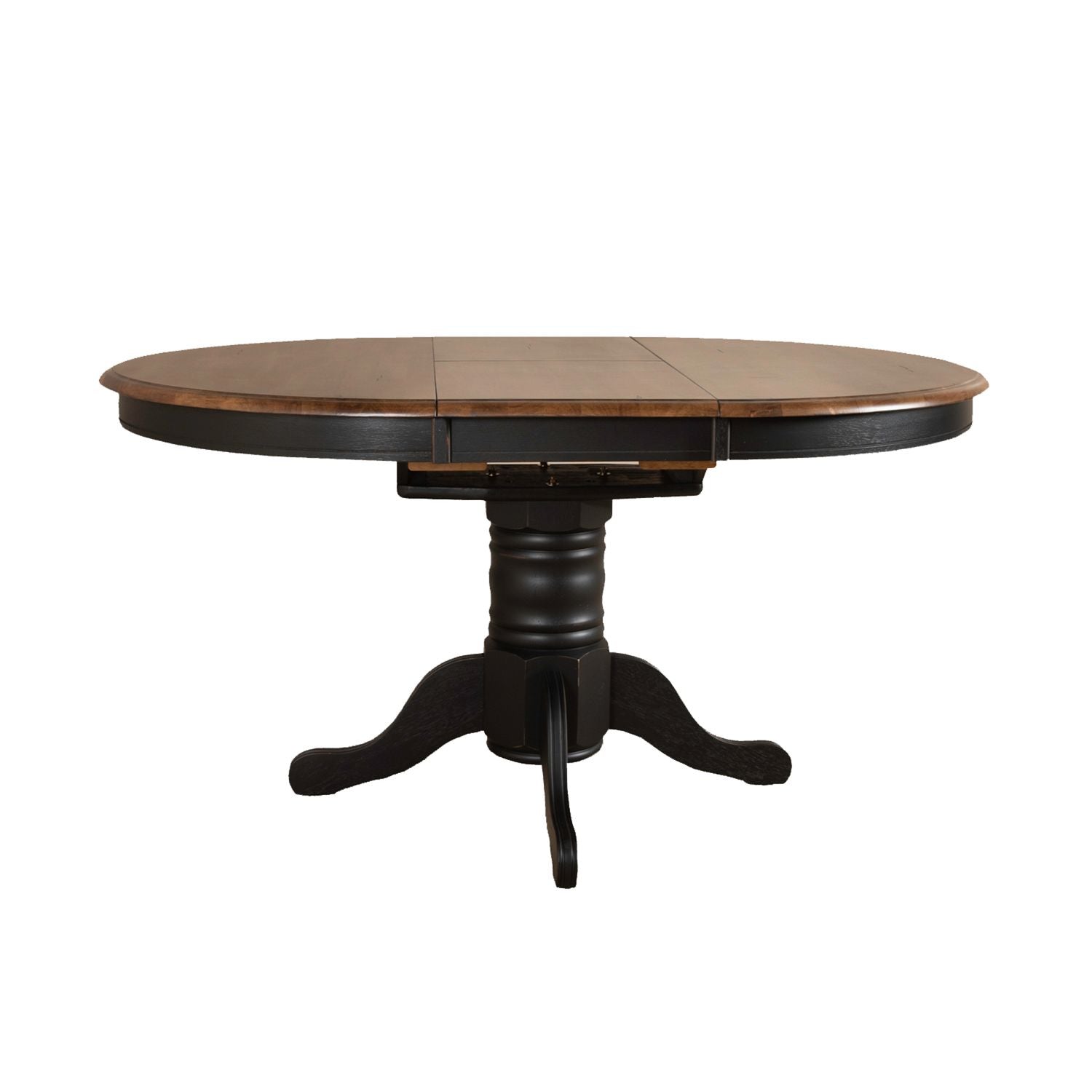 5 Piece Pedestal Table Set- Black