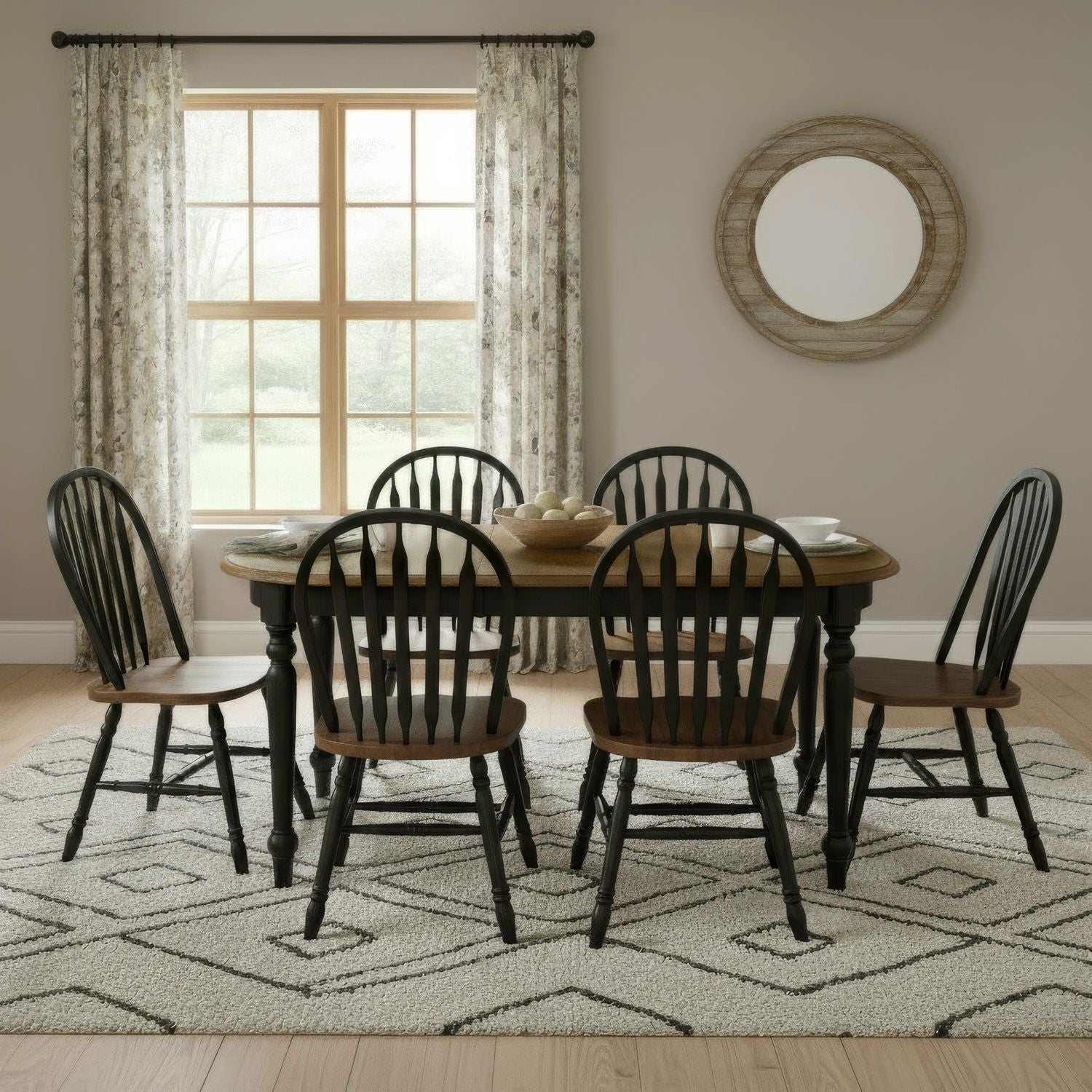 7 Piece Leg Table Set