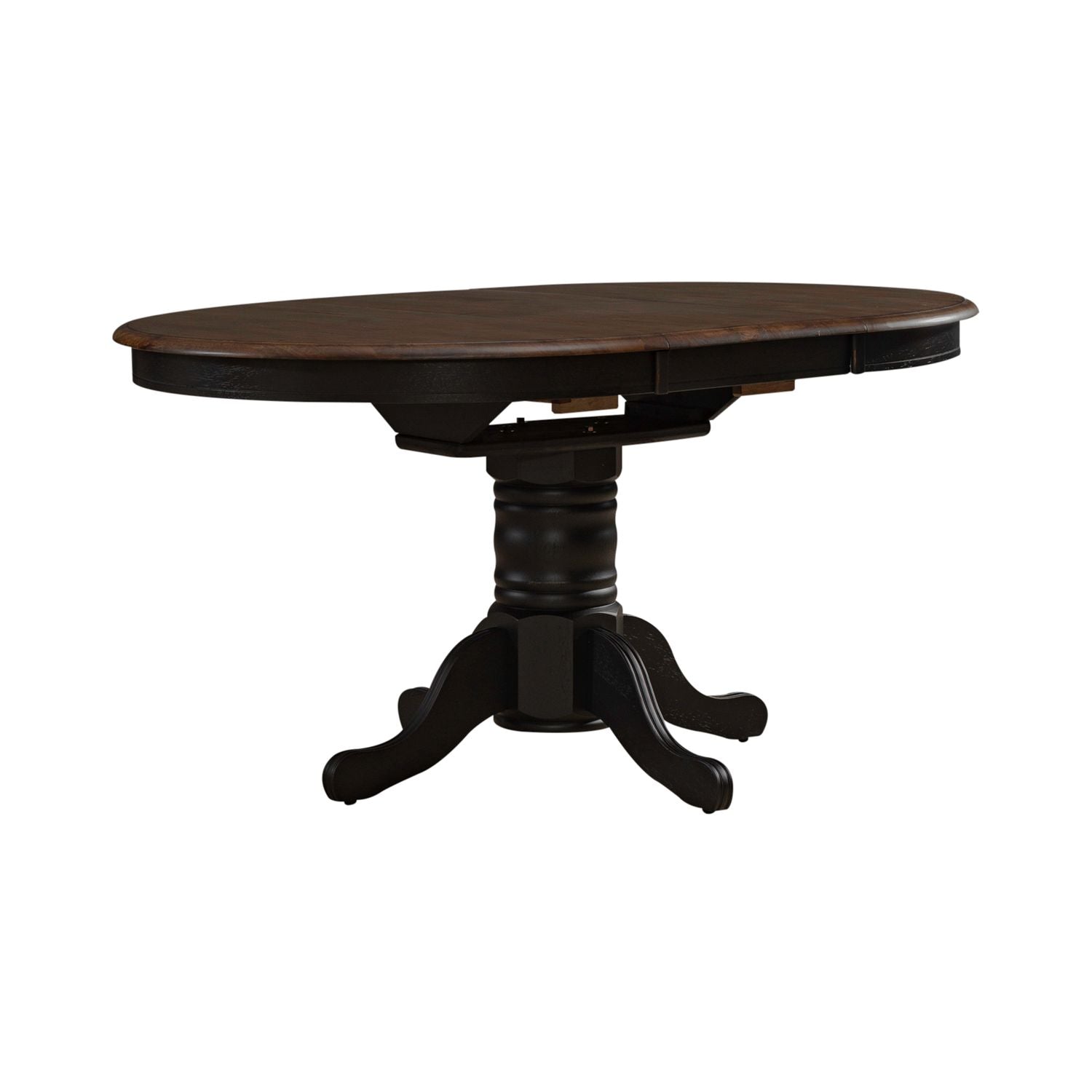 Pedestal Table Set- Black