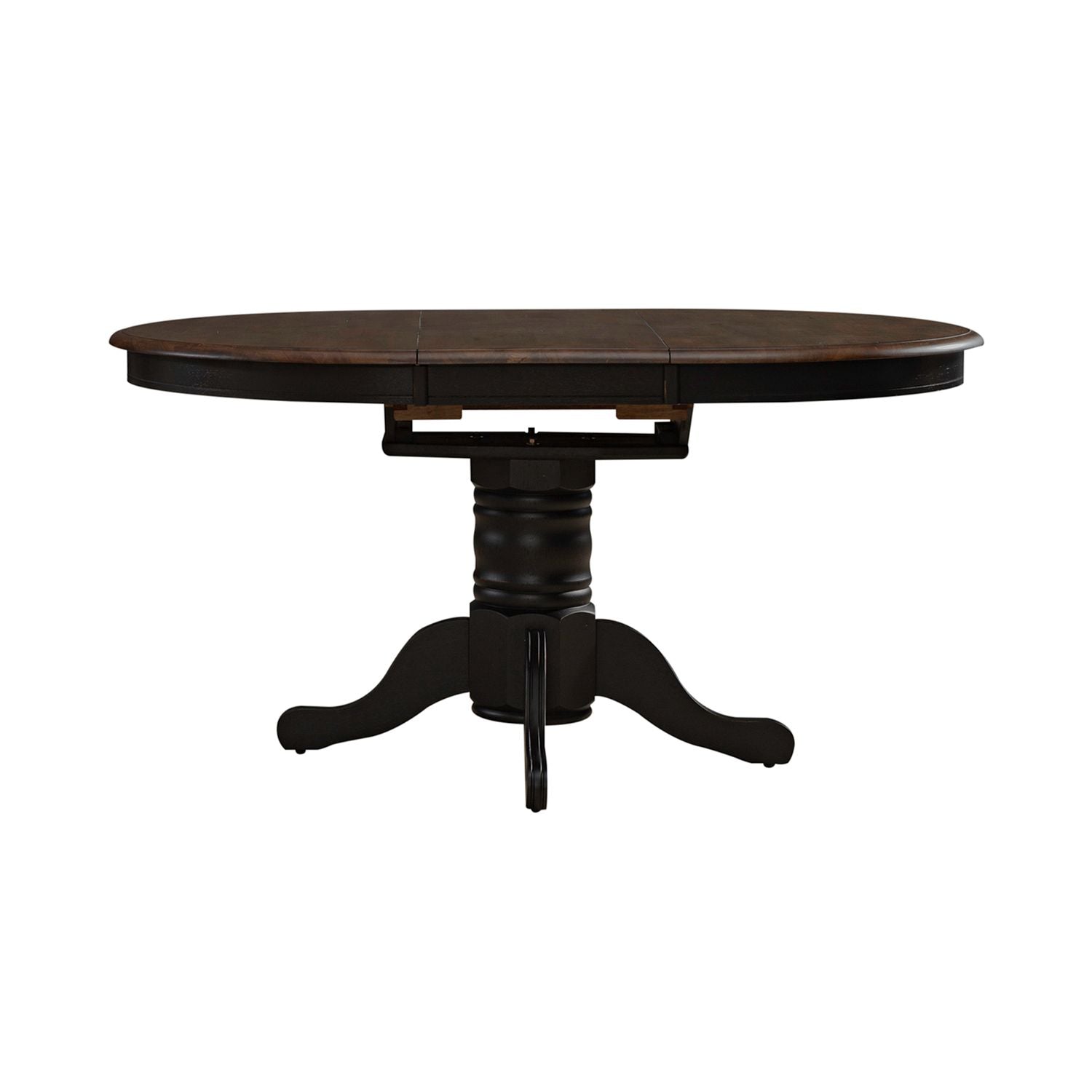 Pedestal Table Set- Black