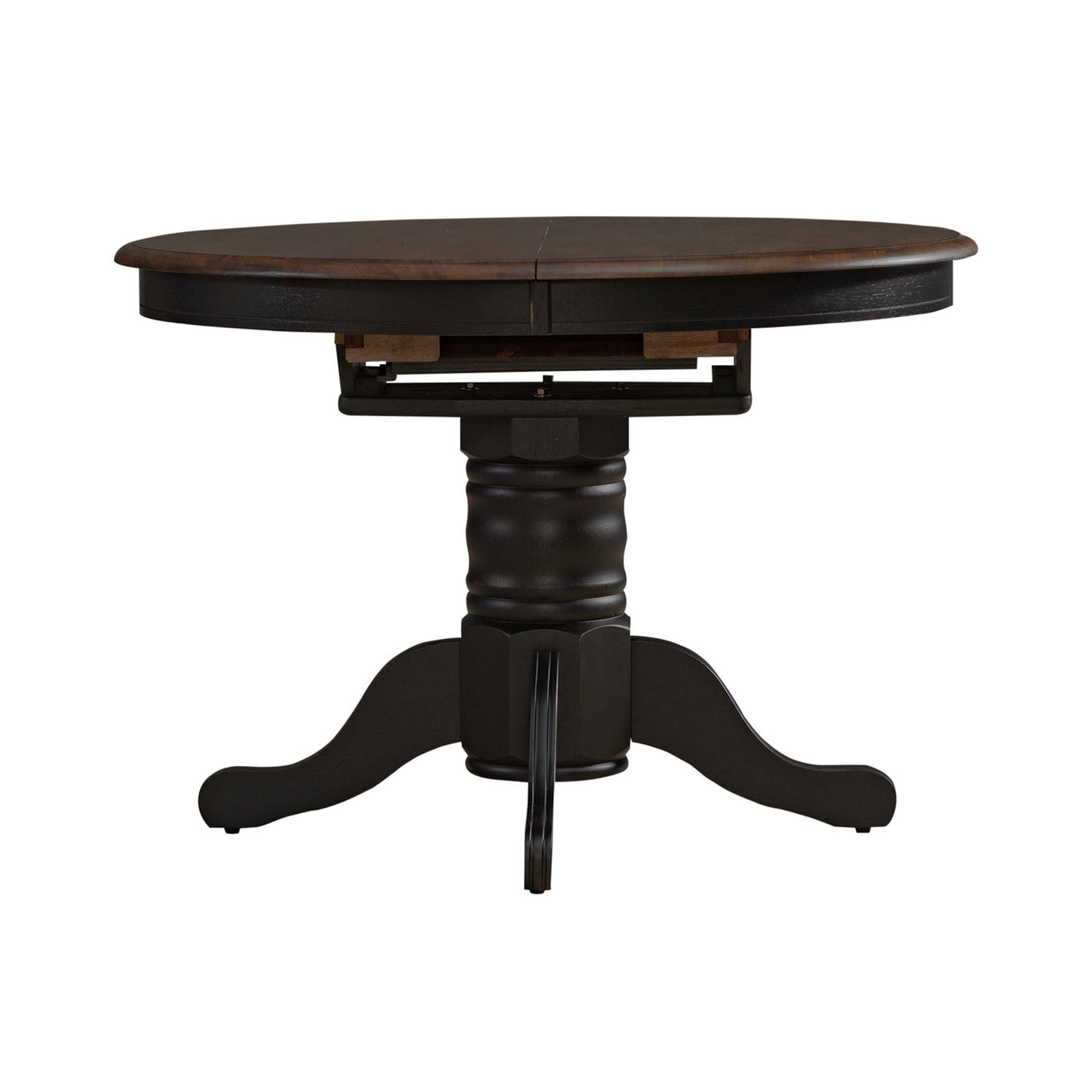 Pedestal Table Set- Black