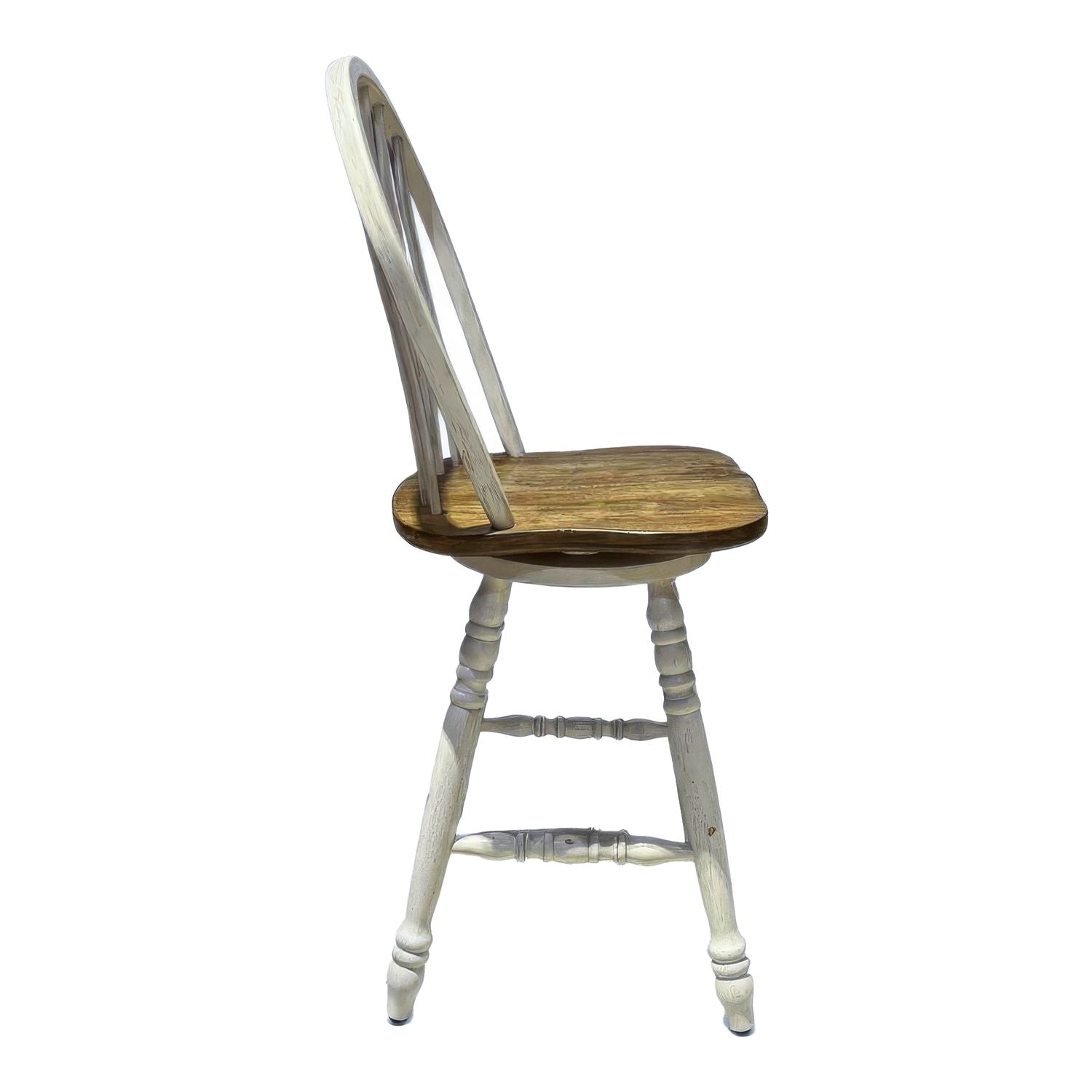 Windsor Swivel Counter Chair - White