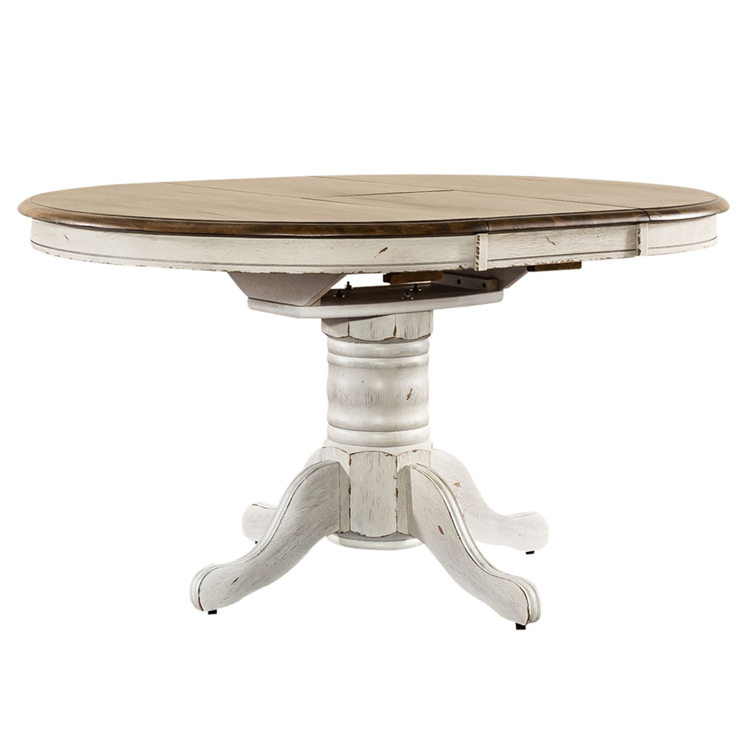 Pedestal Table Set- White