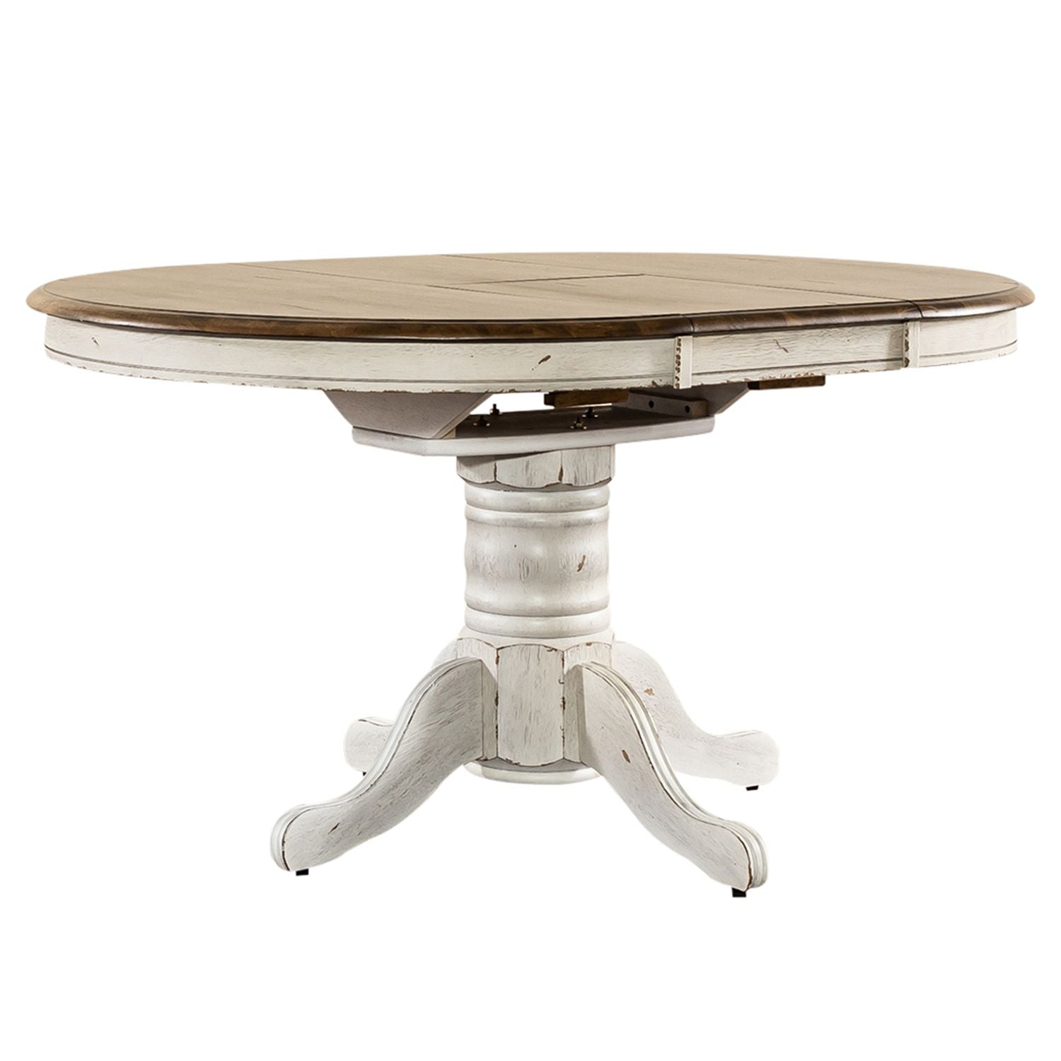 Oval Pedestal Table Top- White