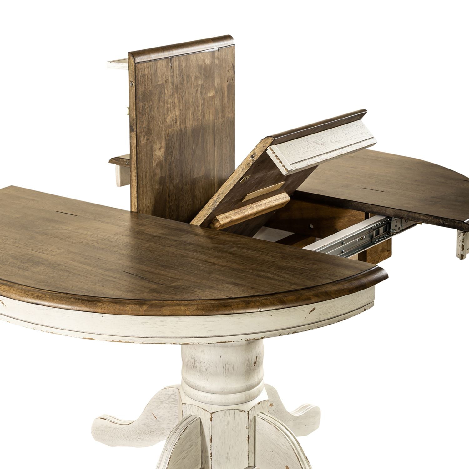 Oval Pedestal Table Top- White