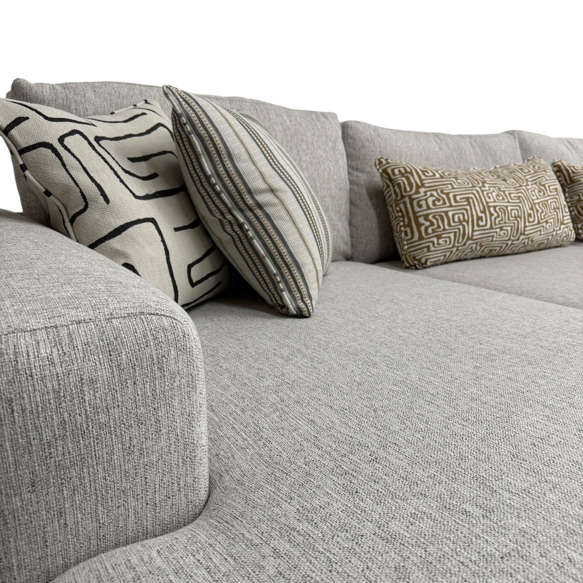 Mason Modular U- Shape Sectional with RAF Bumper Chaise