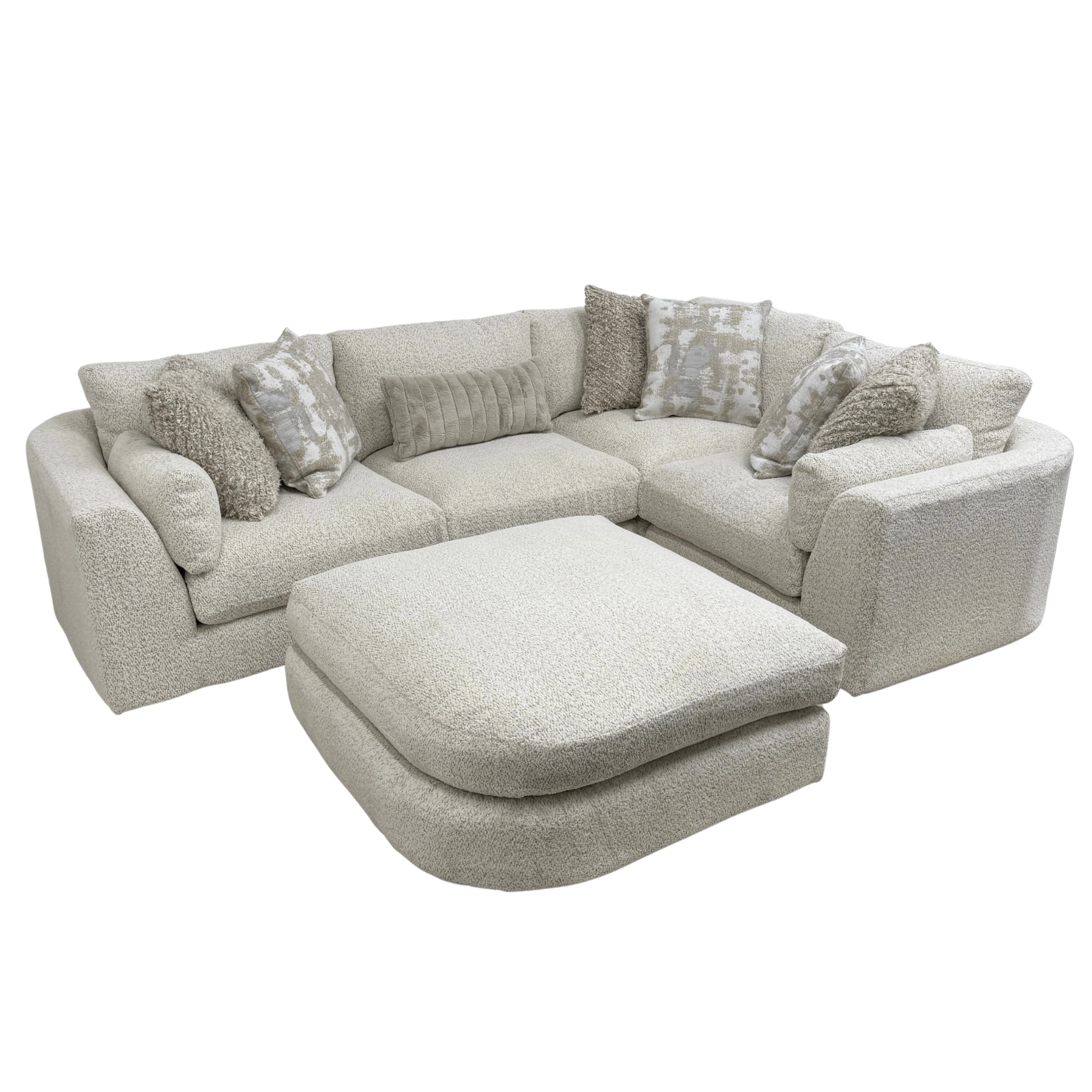 Juniper 4-Piece Sectional with Ottoman