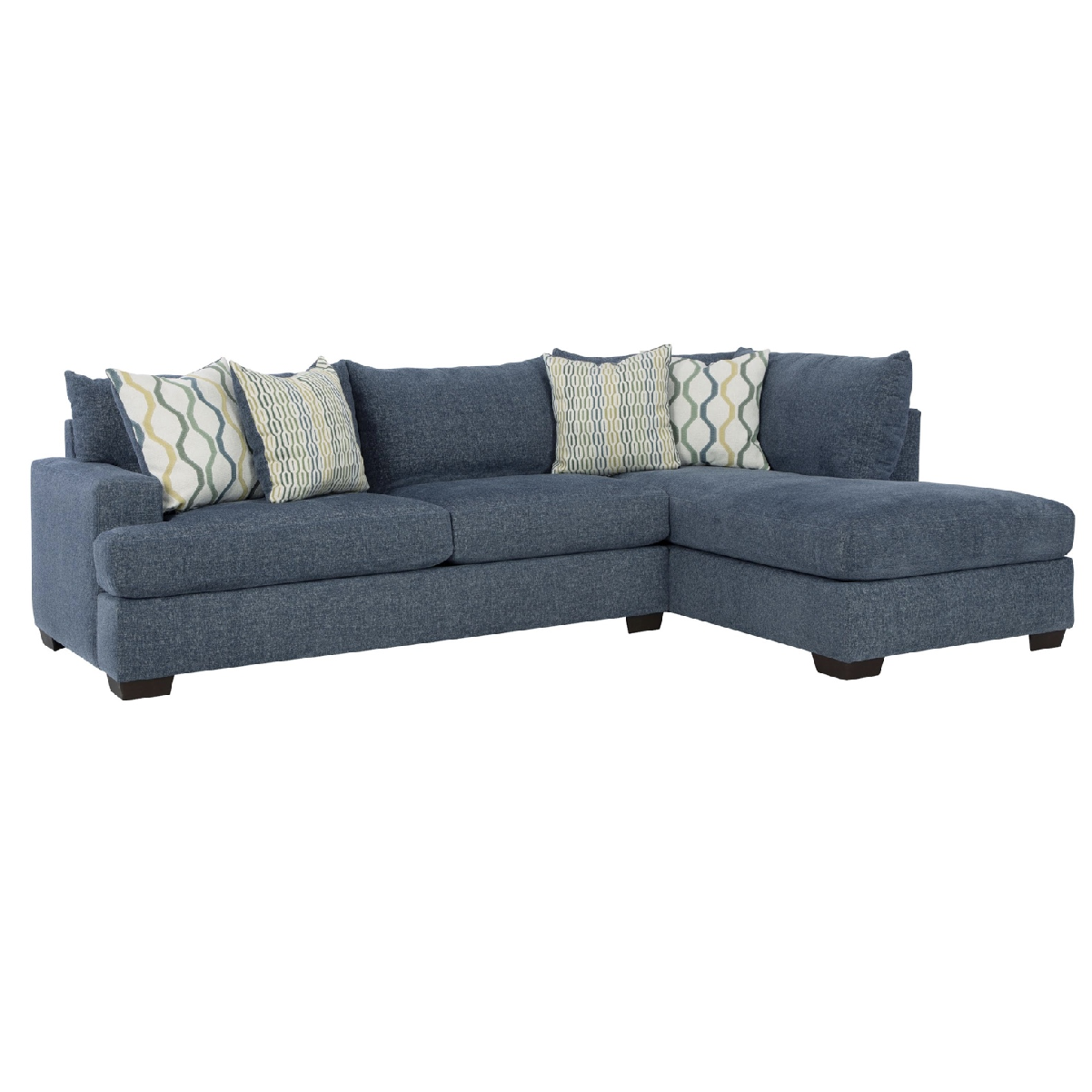 Sandburg Sectional with Bumper Chaise