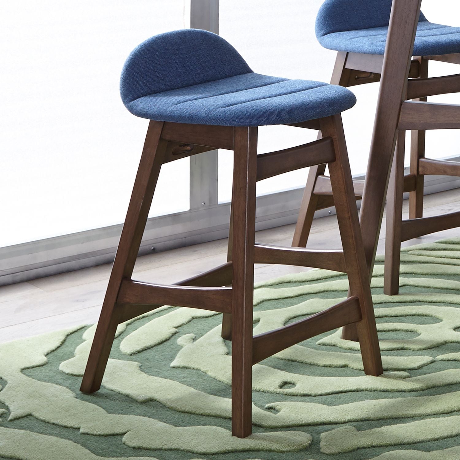 24 Inch Counter Chair - Blue (RTA)