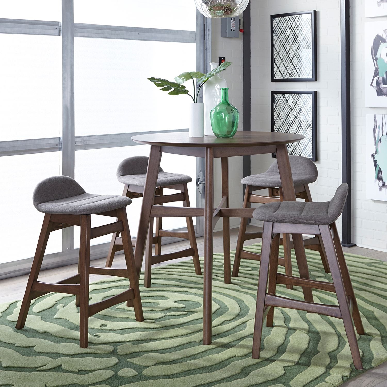 24 Inch Counter Chair - Grey (RTA)