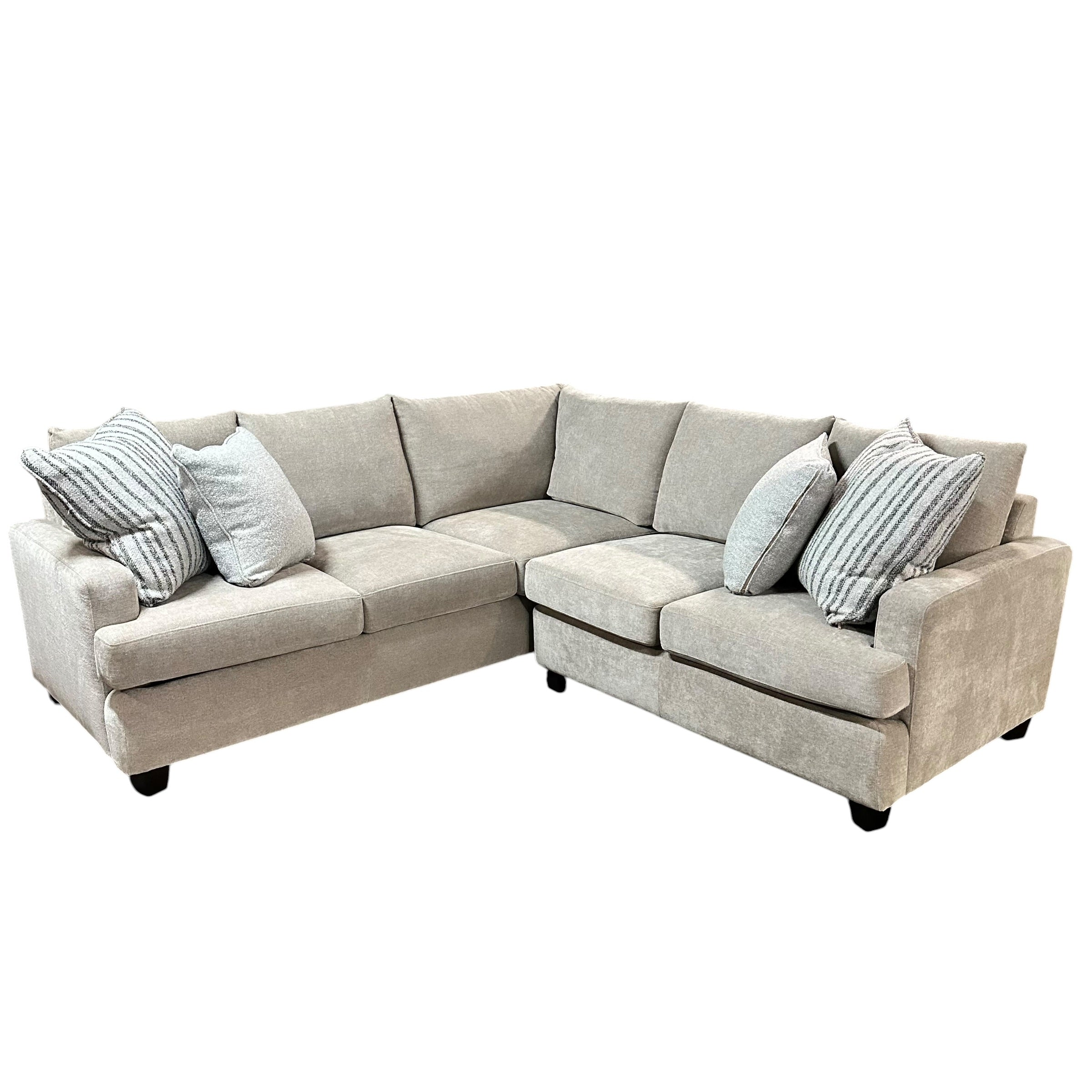 2 Pc Corner Sectional in Gray