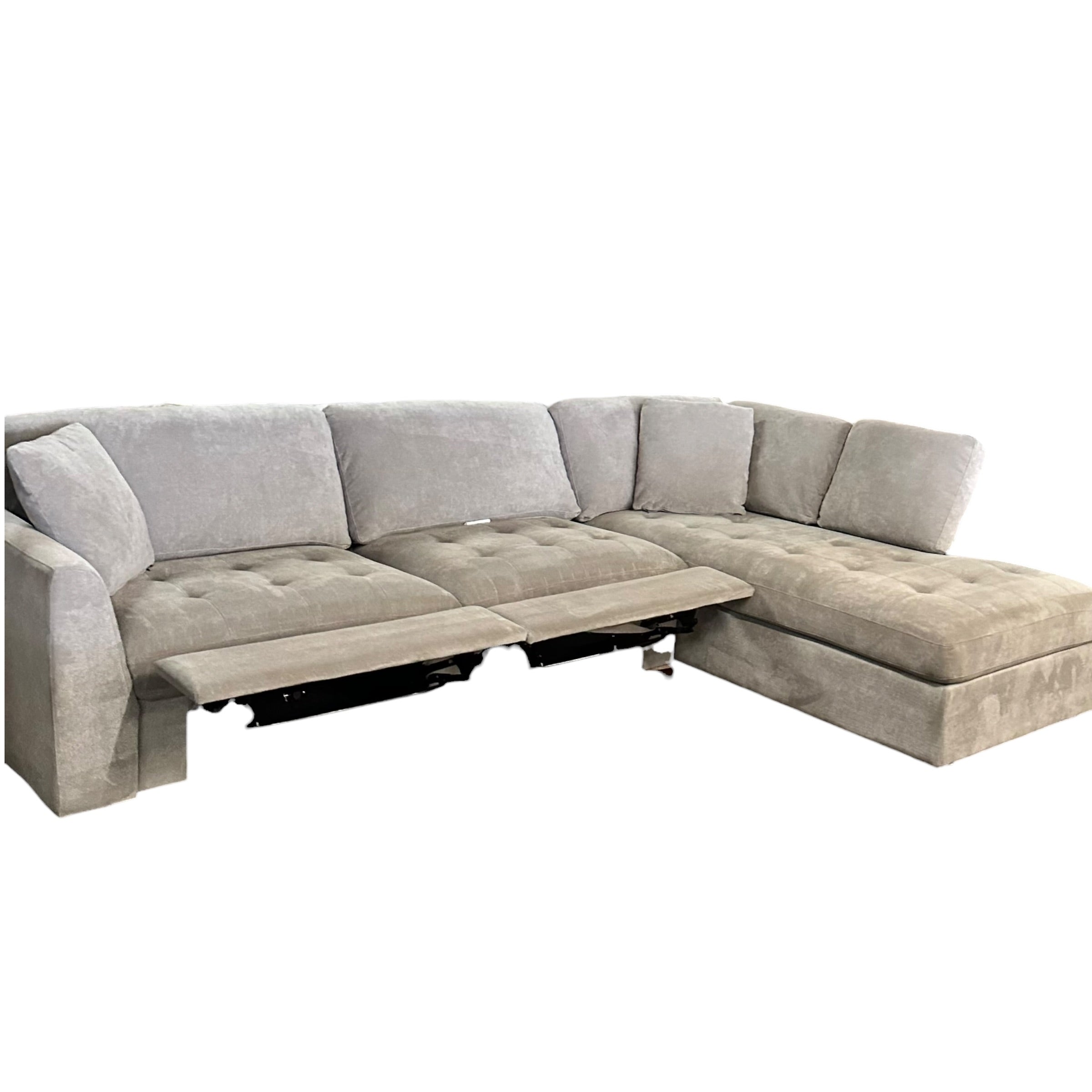 RAF Bumper Chaise Sectiobal with Electric Reclining Footrest