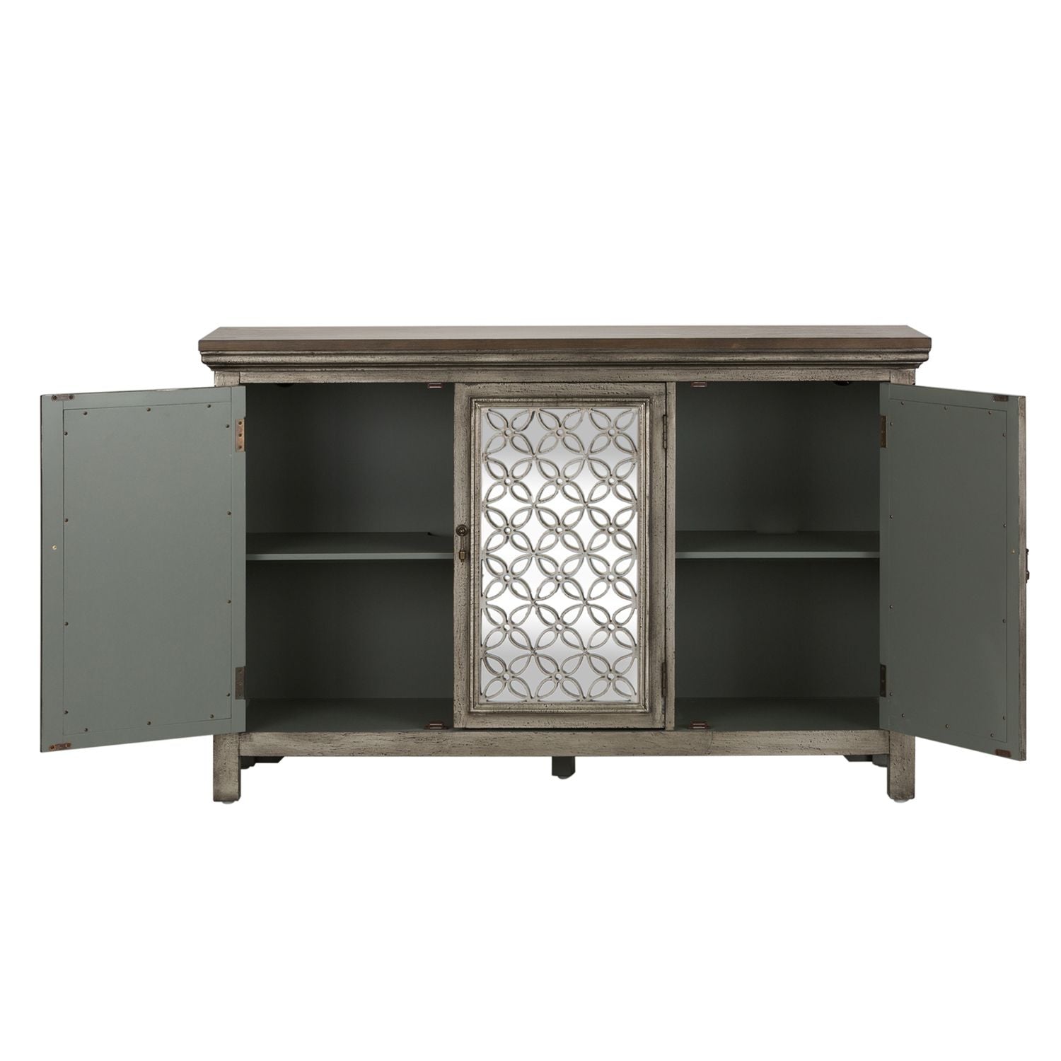 3 Door Accent Cabinet