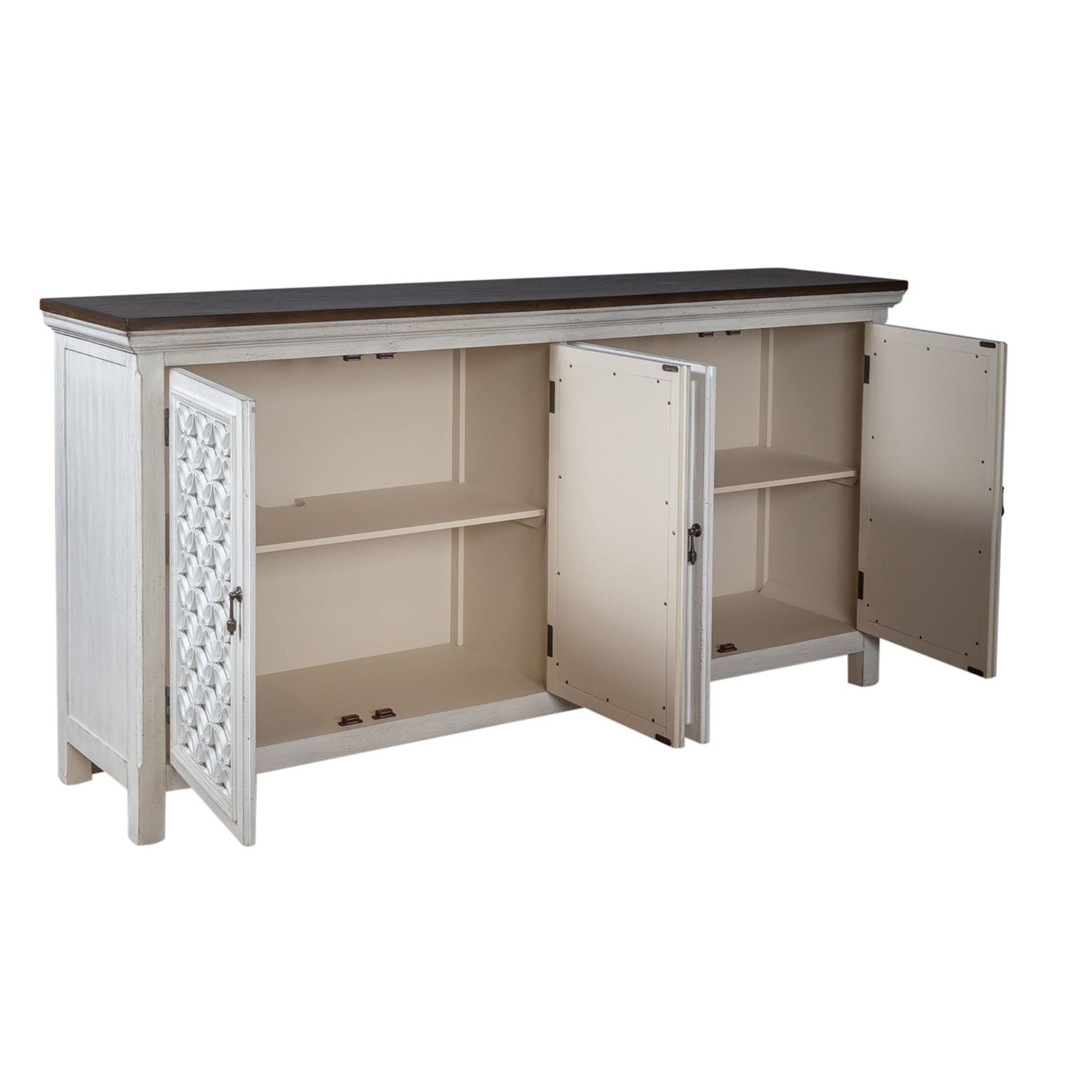 3 Door Accent Cabinet