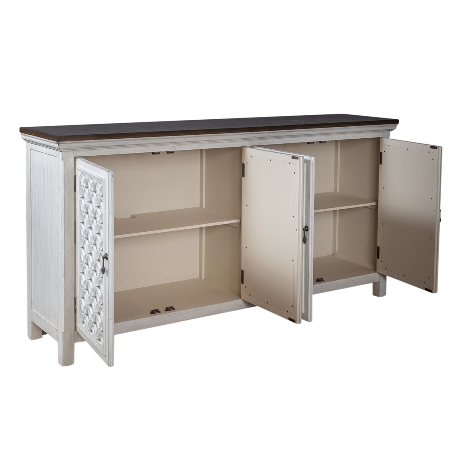 4 Door Accent Cabinet