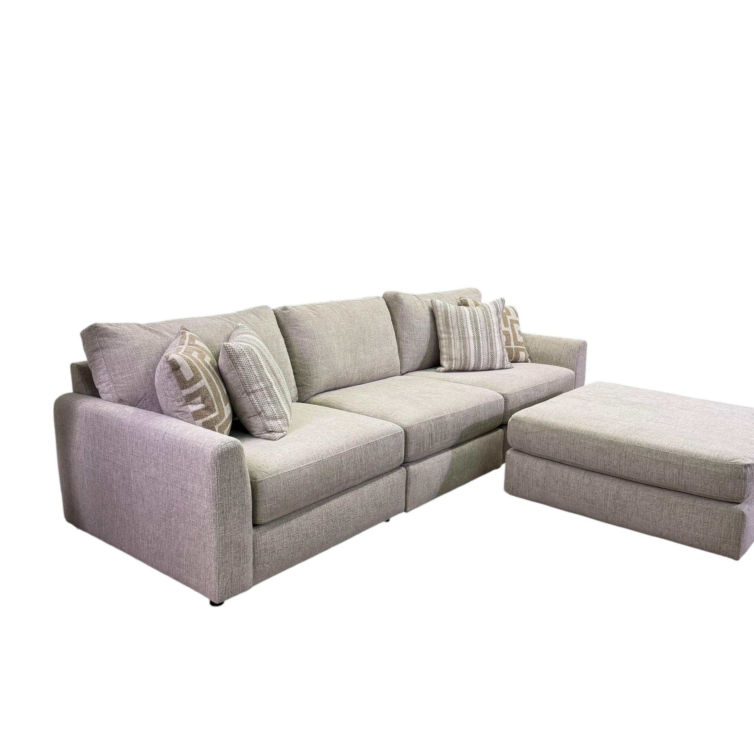 Marlow Modular 4 Piece Sectional in Cream