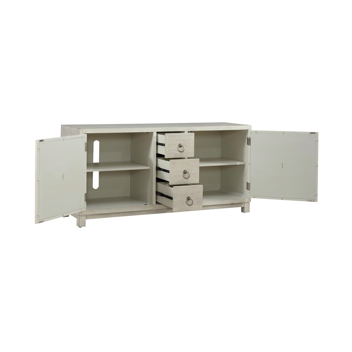 2 Door 3 Drawer Accent Cabinet