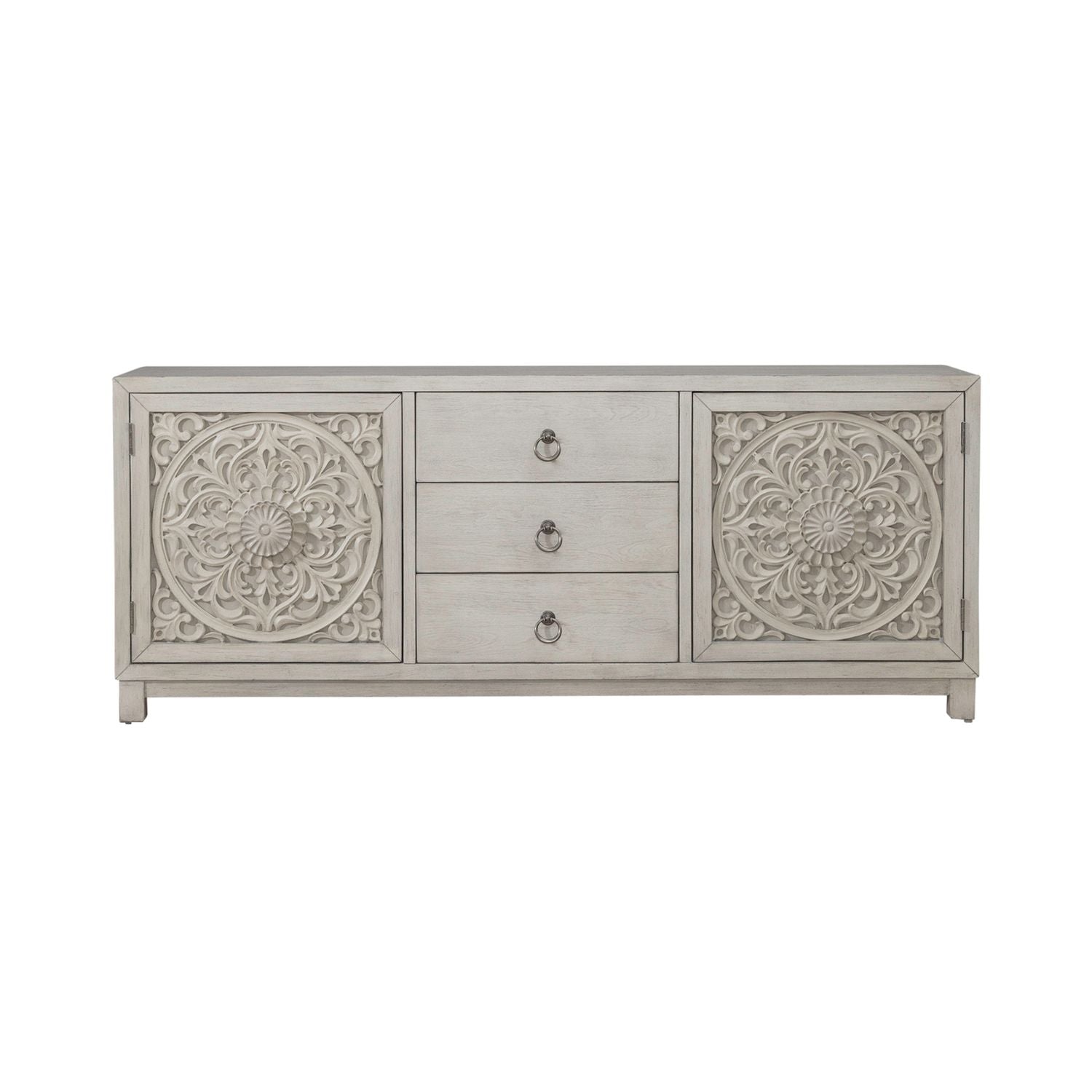 2 Door 3 Drawer Accent Cabinet