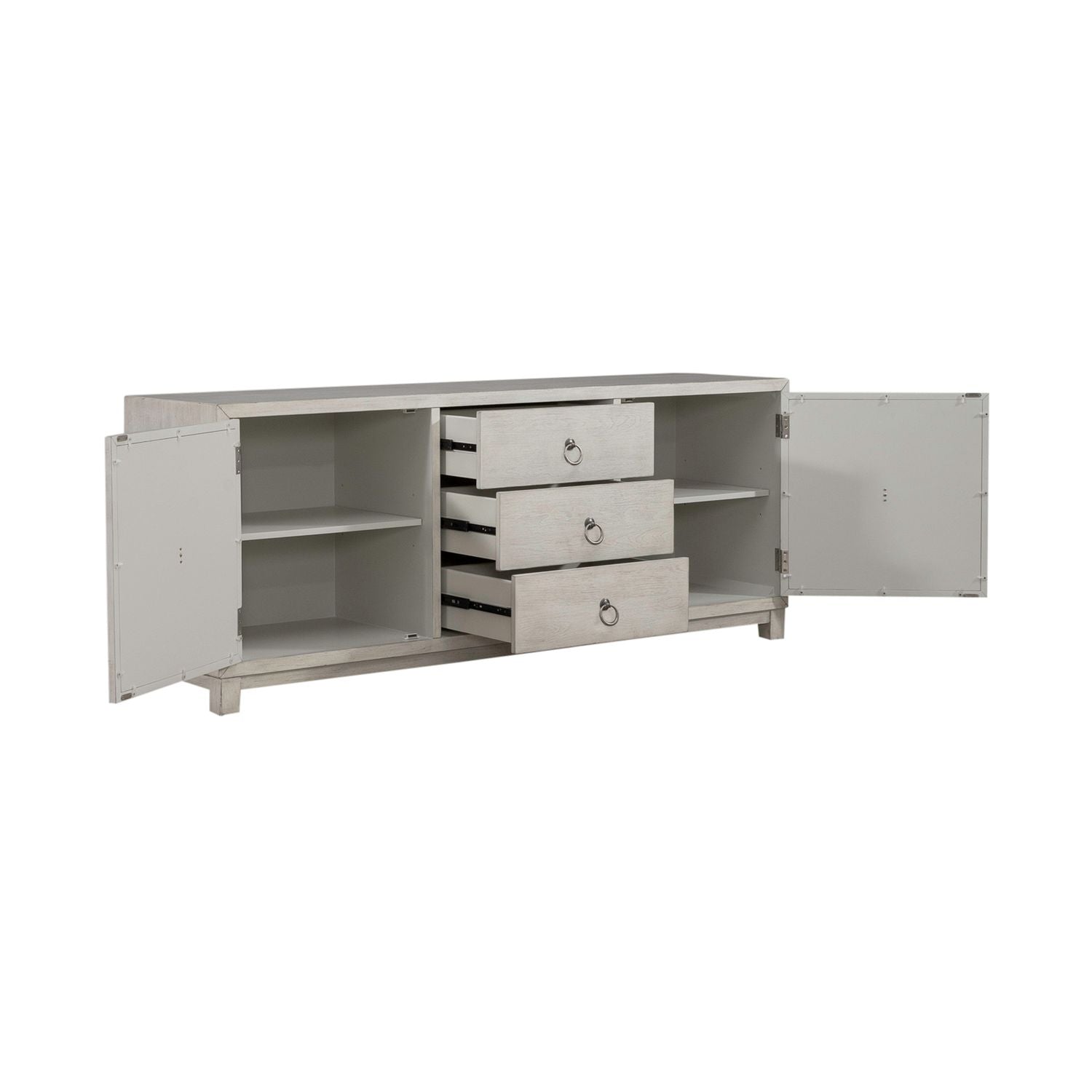 2 Door 3 Drawer Accent Cabinet