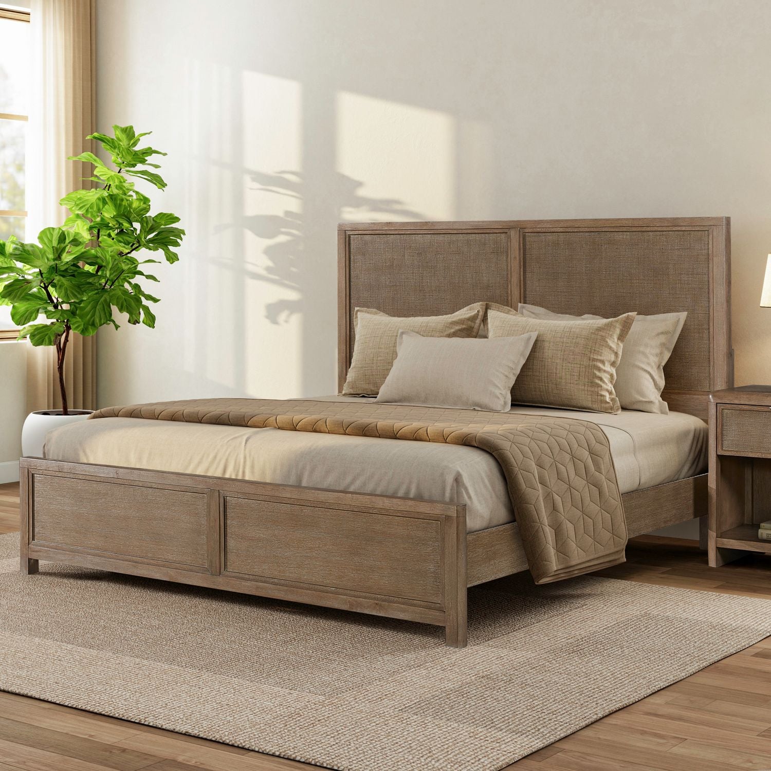 King Panel Bed