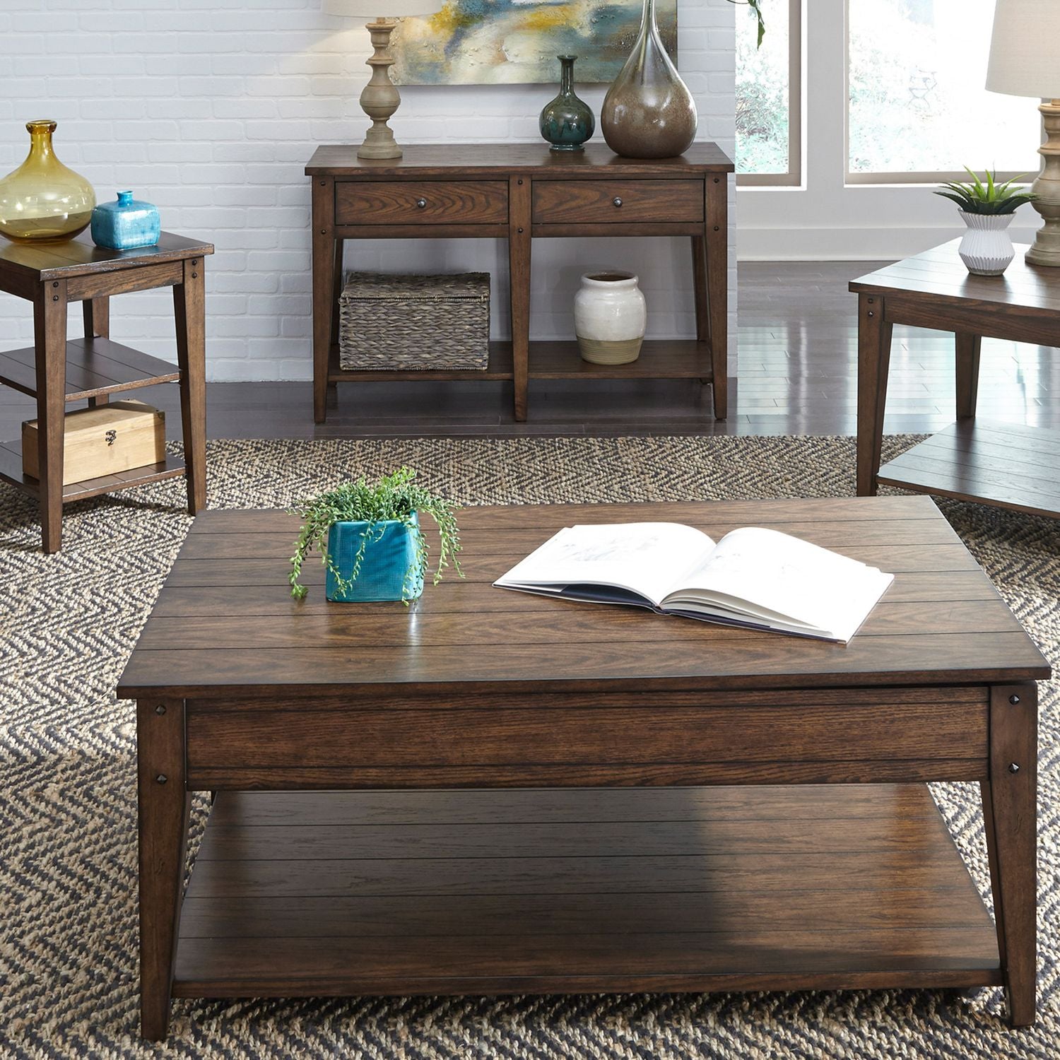 Square Lamp Table